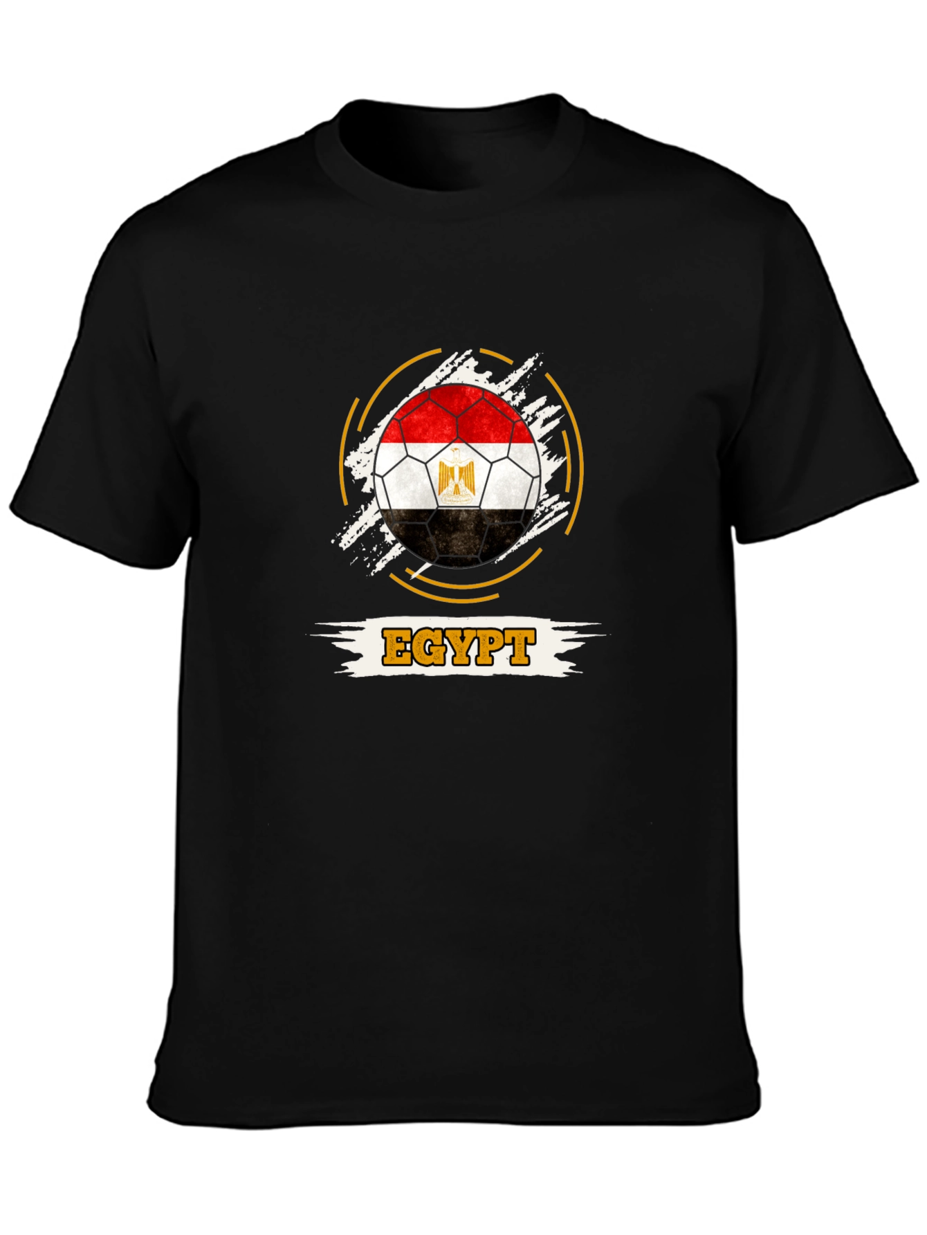 Egypt Soccer Ball Graphic T-Shirt