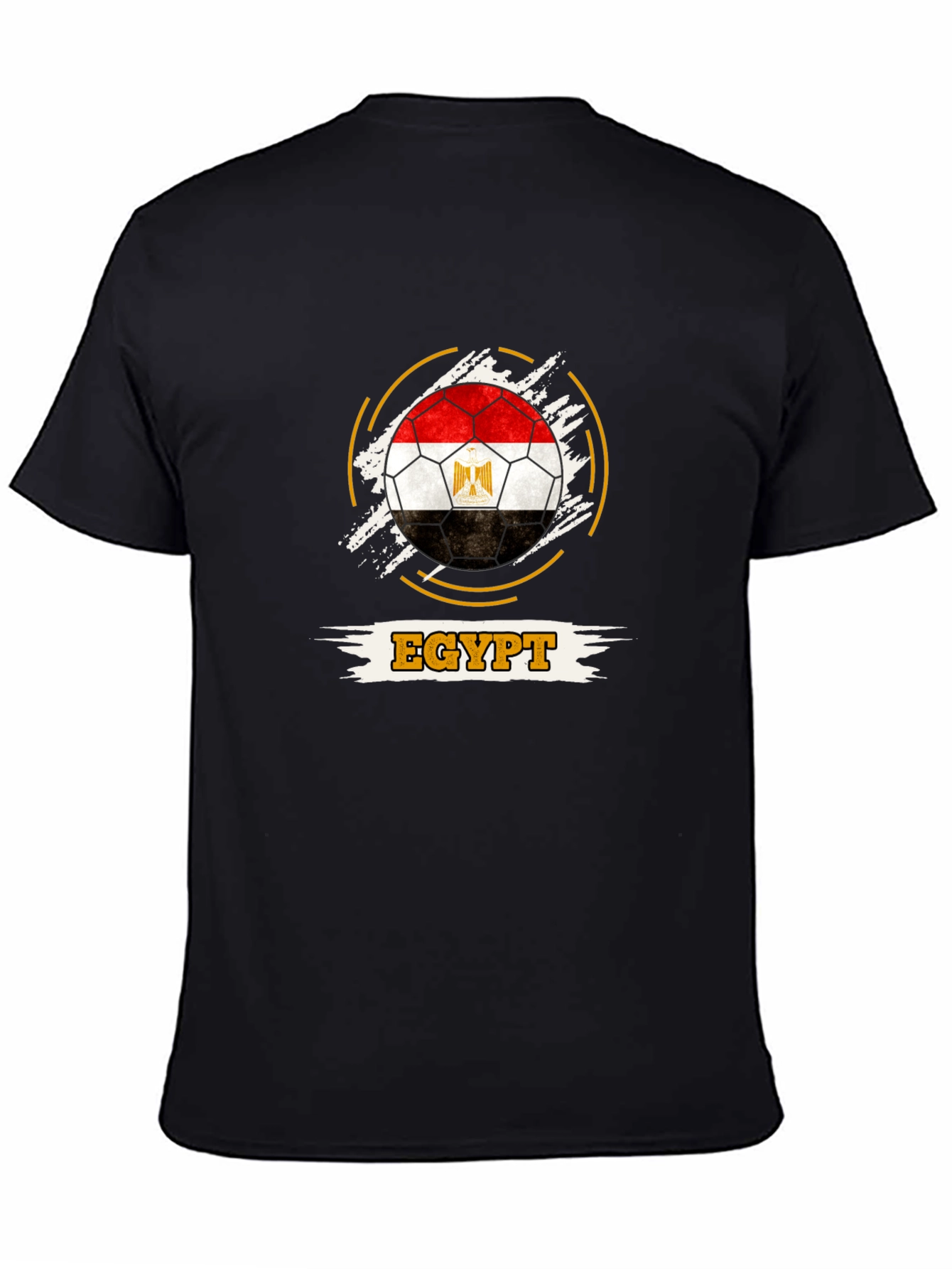 Egypt Soccer Ball Graphic T-Shirt