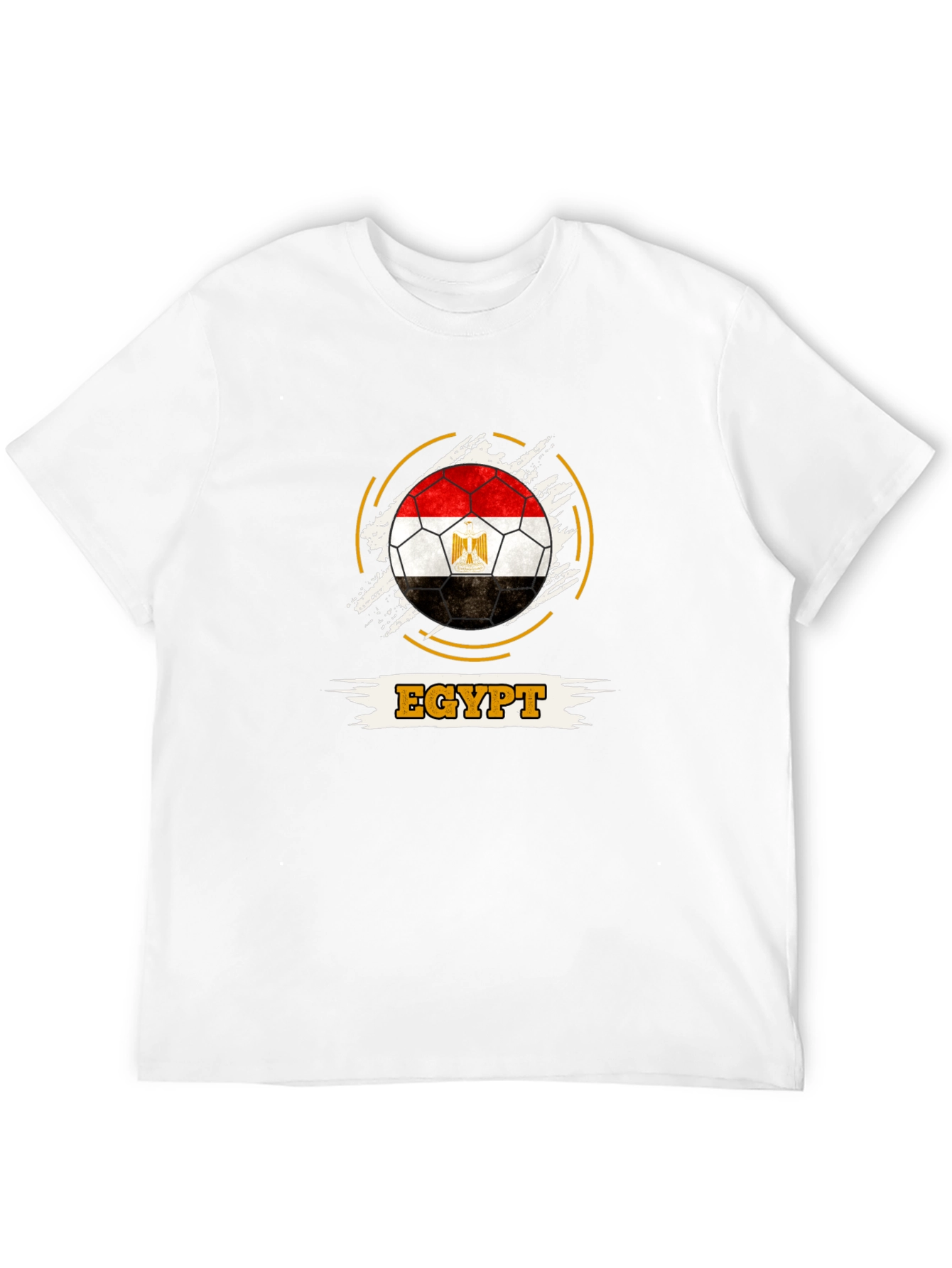 Egypt Soccer Ball Graphic T-Shirt