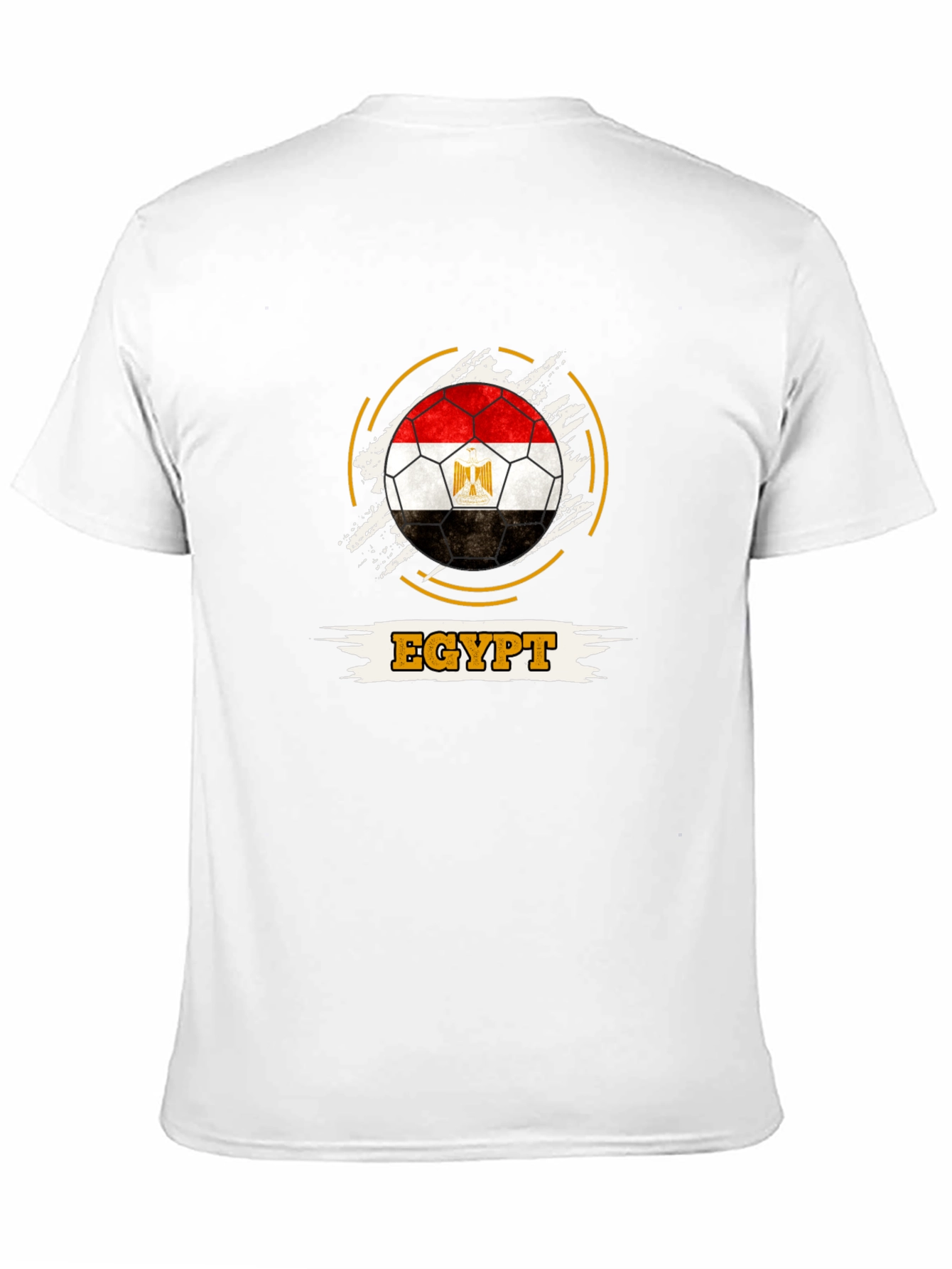 Egypt Soccer Ball Graphic T-Shirt
