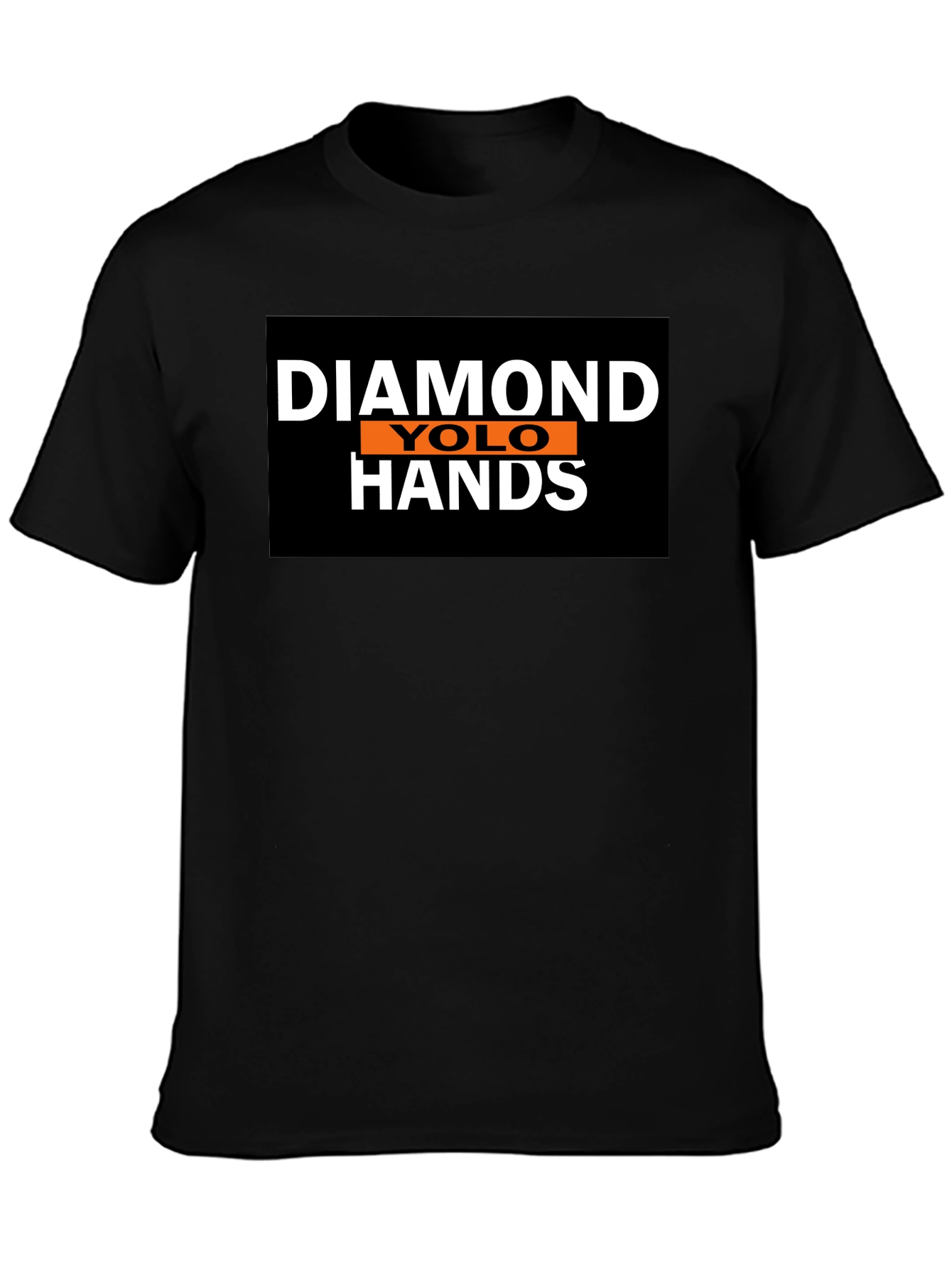 Diamond YOLO Hands Black T-Shirt