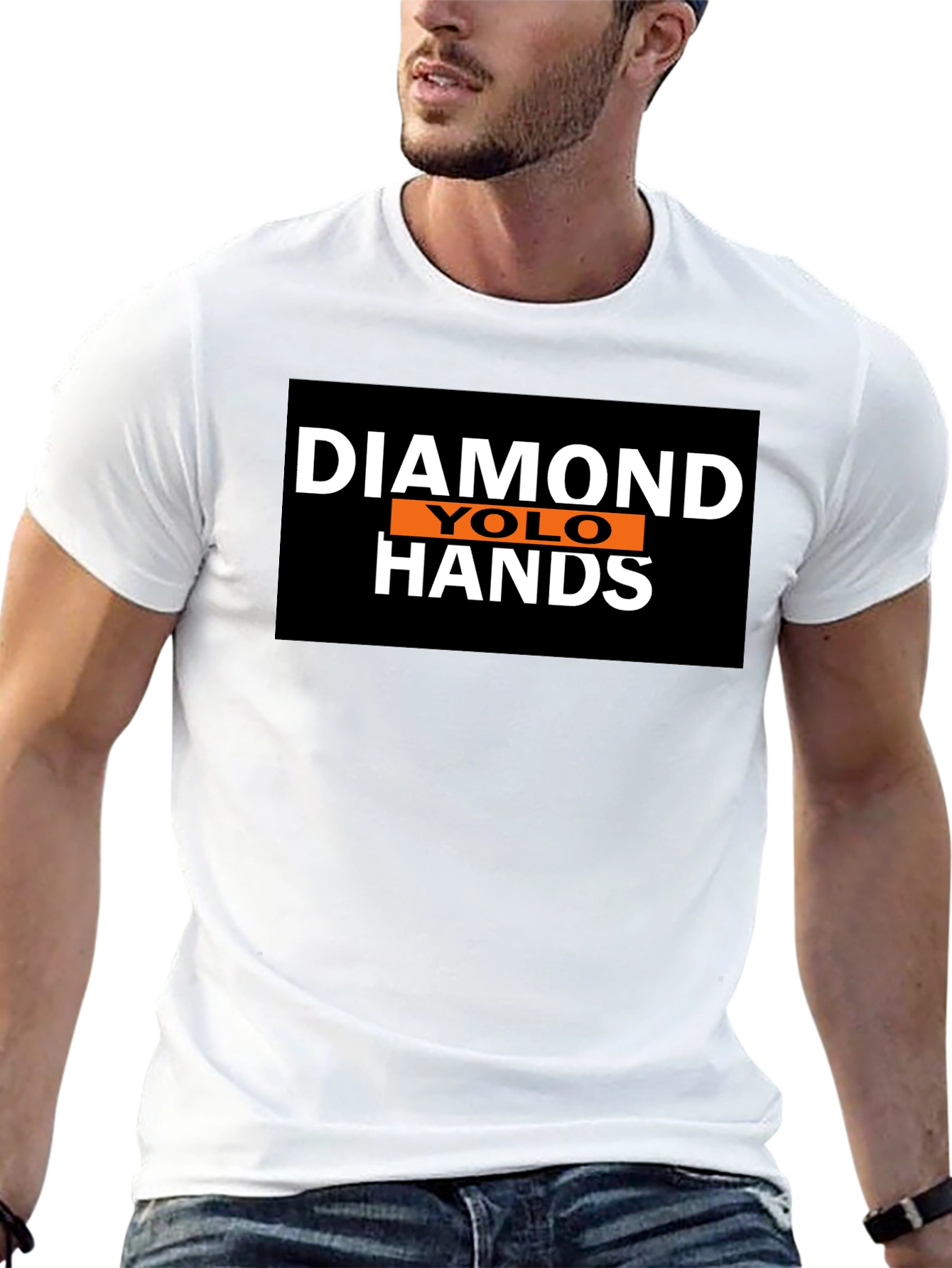 Diamond YOLO Hands Black T-Shirt