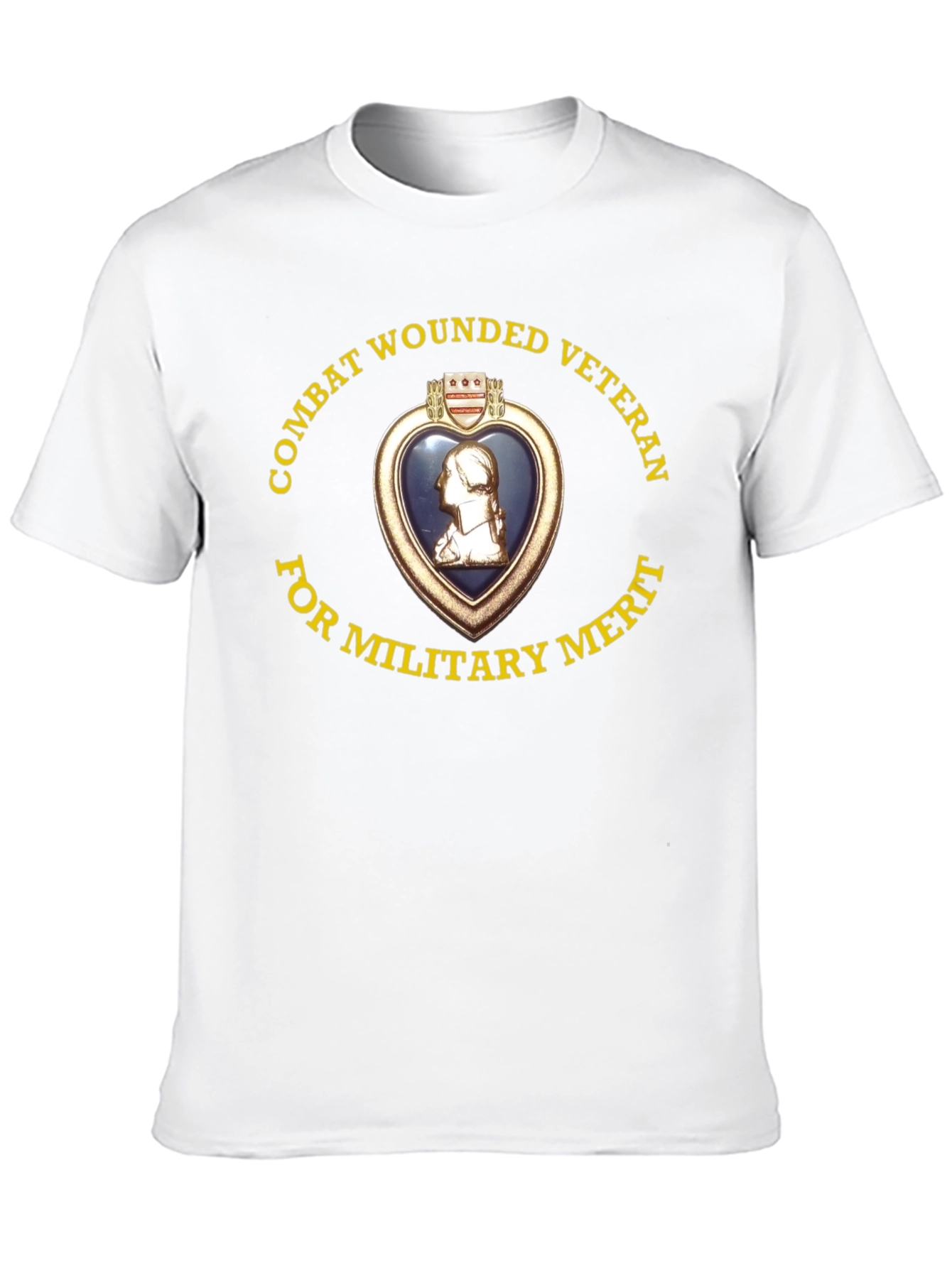 Combat Wounded Veteran T-Shirt - Military Merit
