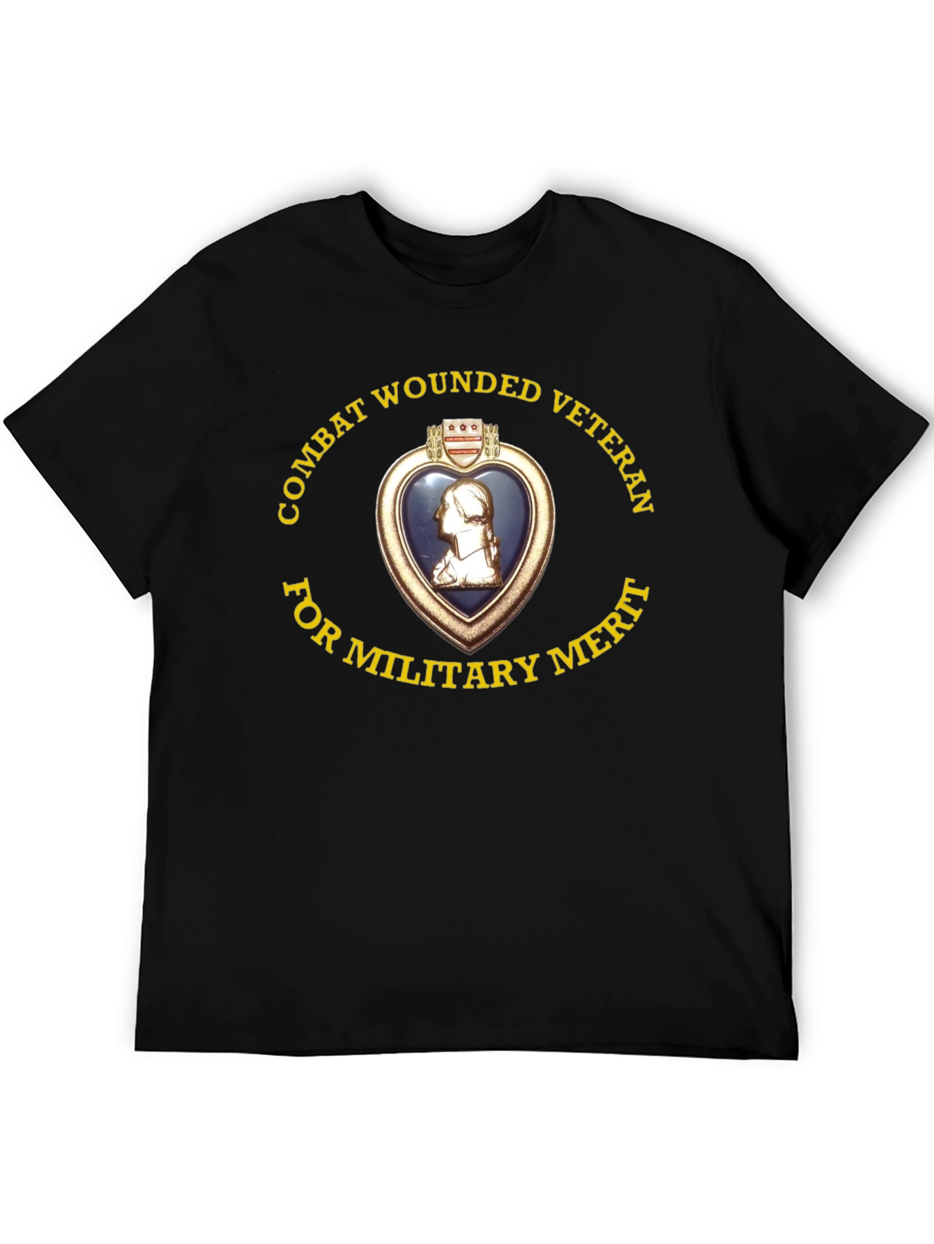 Combat Wounded Veteran T-Shirt - Military Merit