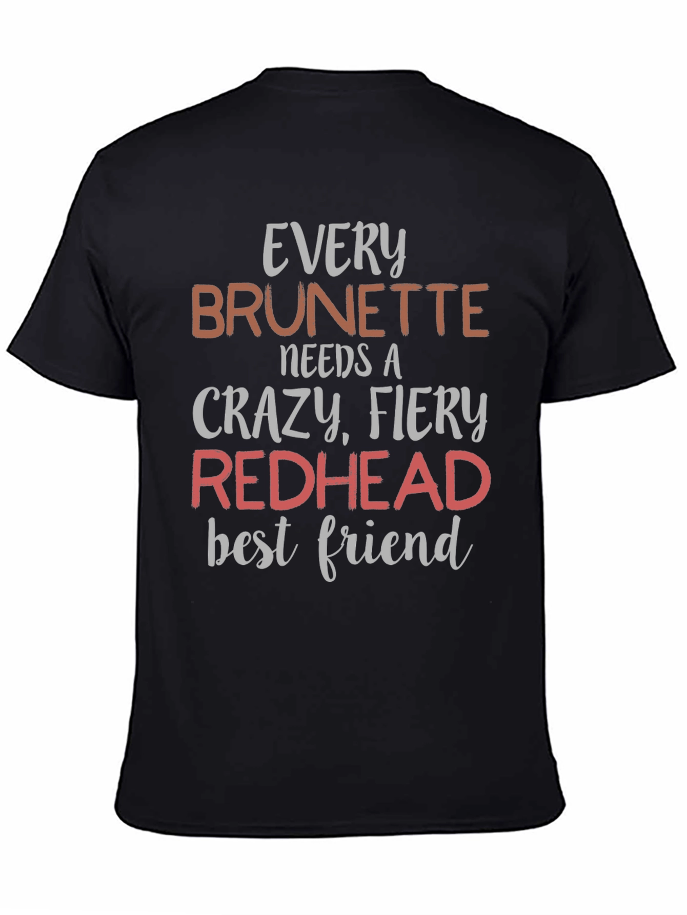 Brunette Redhead Best Friend Graphic T-Shirt