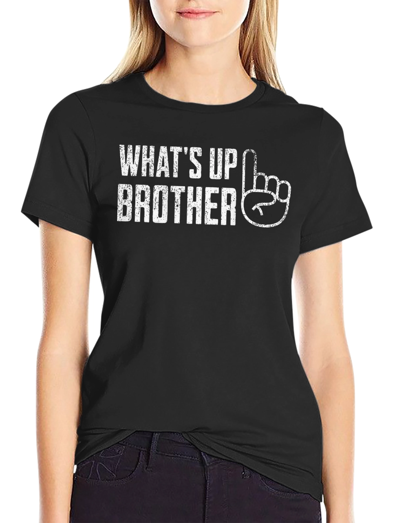 Whats Up Brother T-Shirt - Funny Novelty Tee