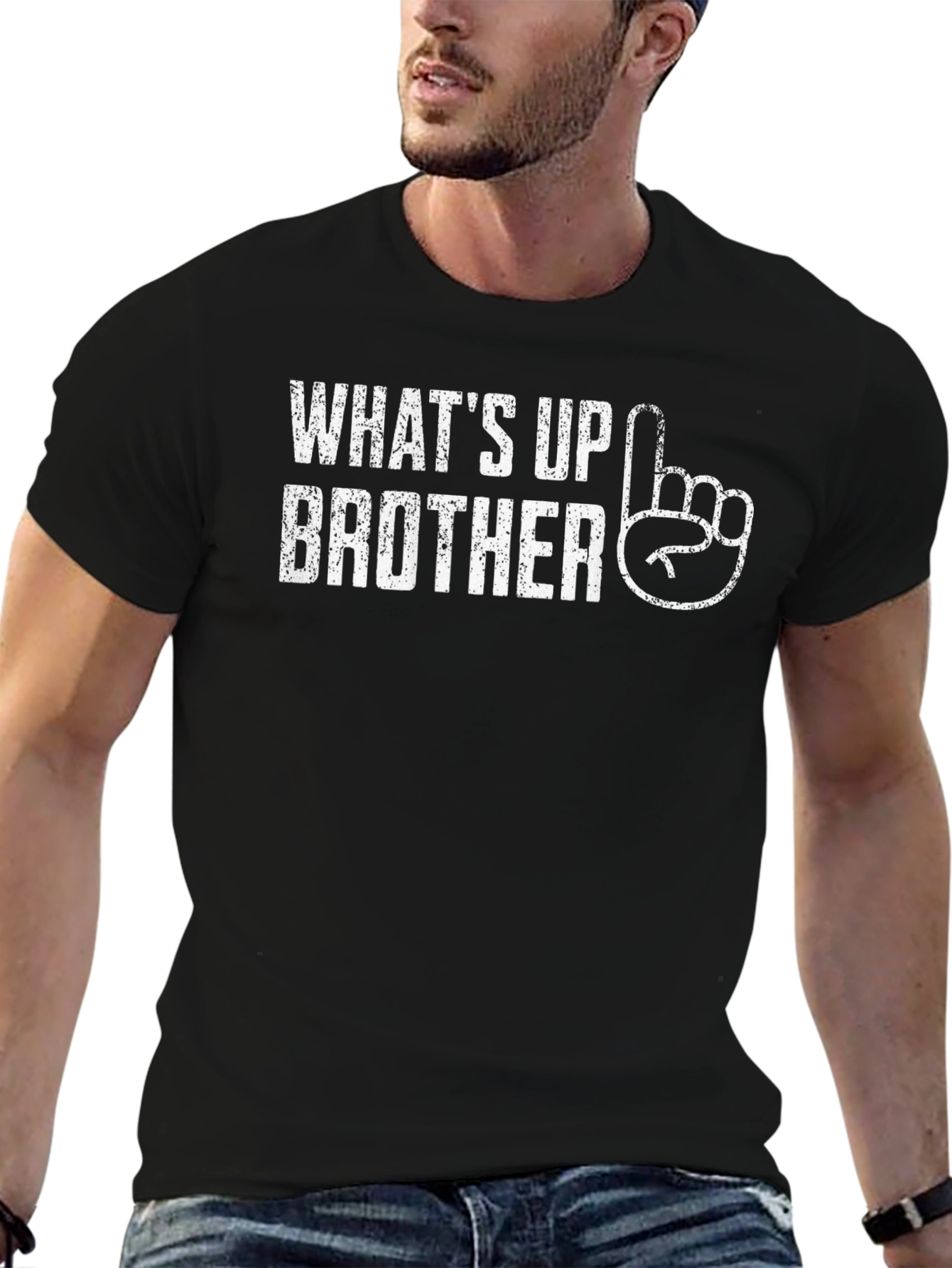 Whats Up Brother T-Shirt - Funny Novelty Tee