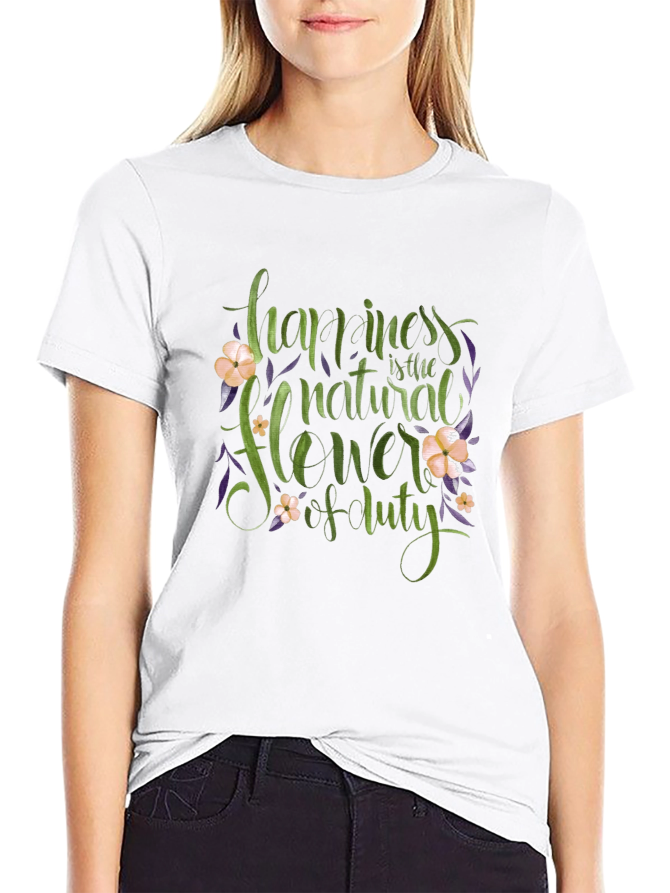 Happiness is the Natural Flower T-Shirt