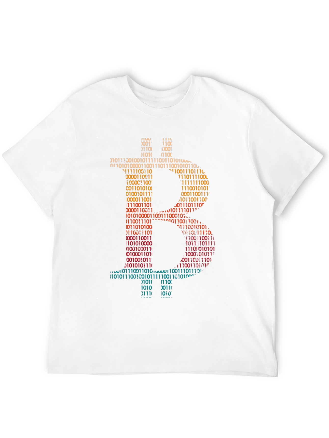 Bitcoin Binary Code Graphic T-Shirt - Crypto Currency Tee