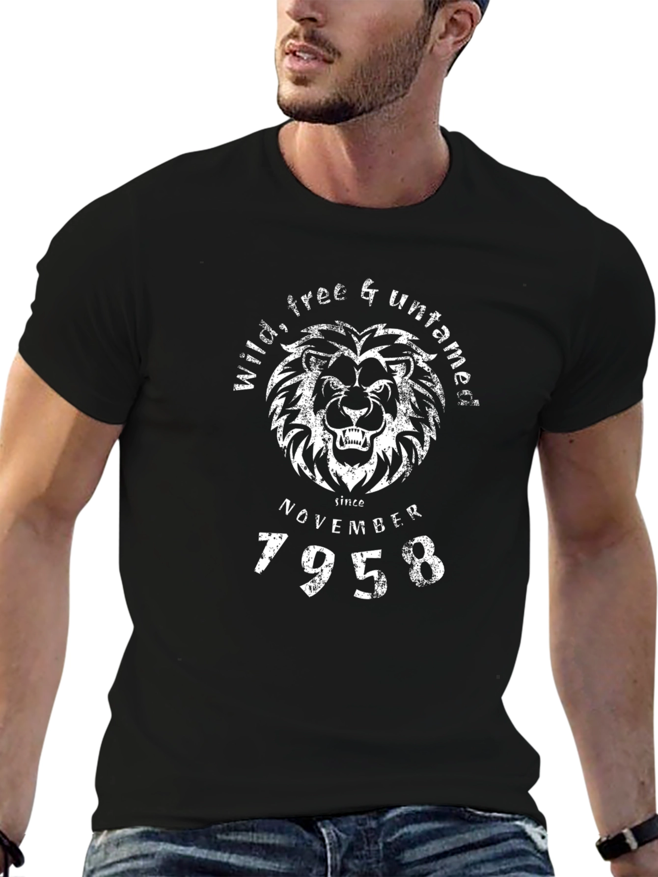 Wild Free & Untamed Lion T-Shirt - November 1958