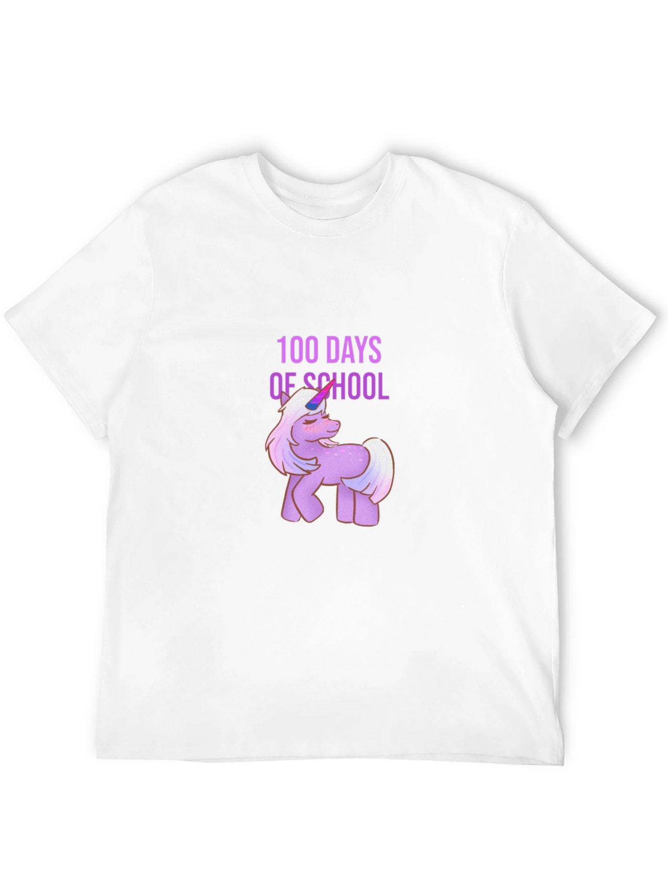 100 Days of School Unicorn T-Shirt