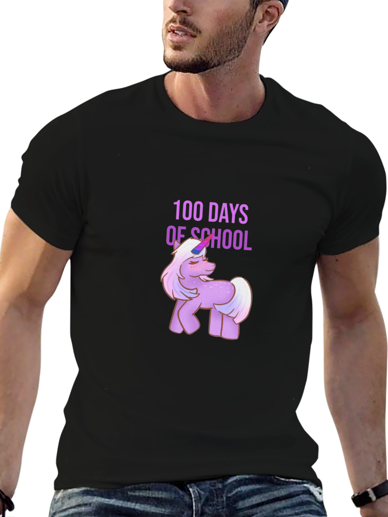 100 Days of School Unicorn T-Shirt