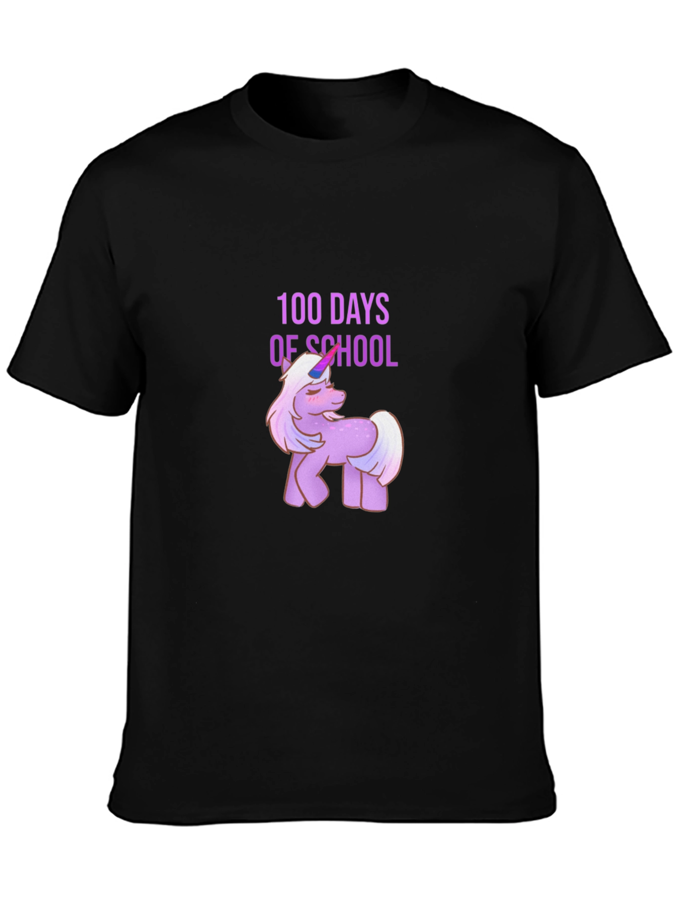 100 Days of School Unicorn T-Shirt