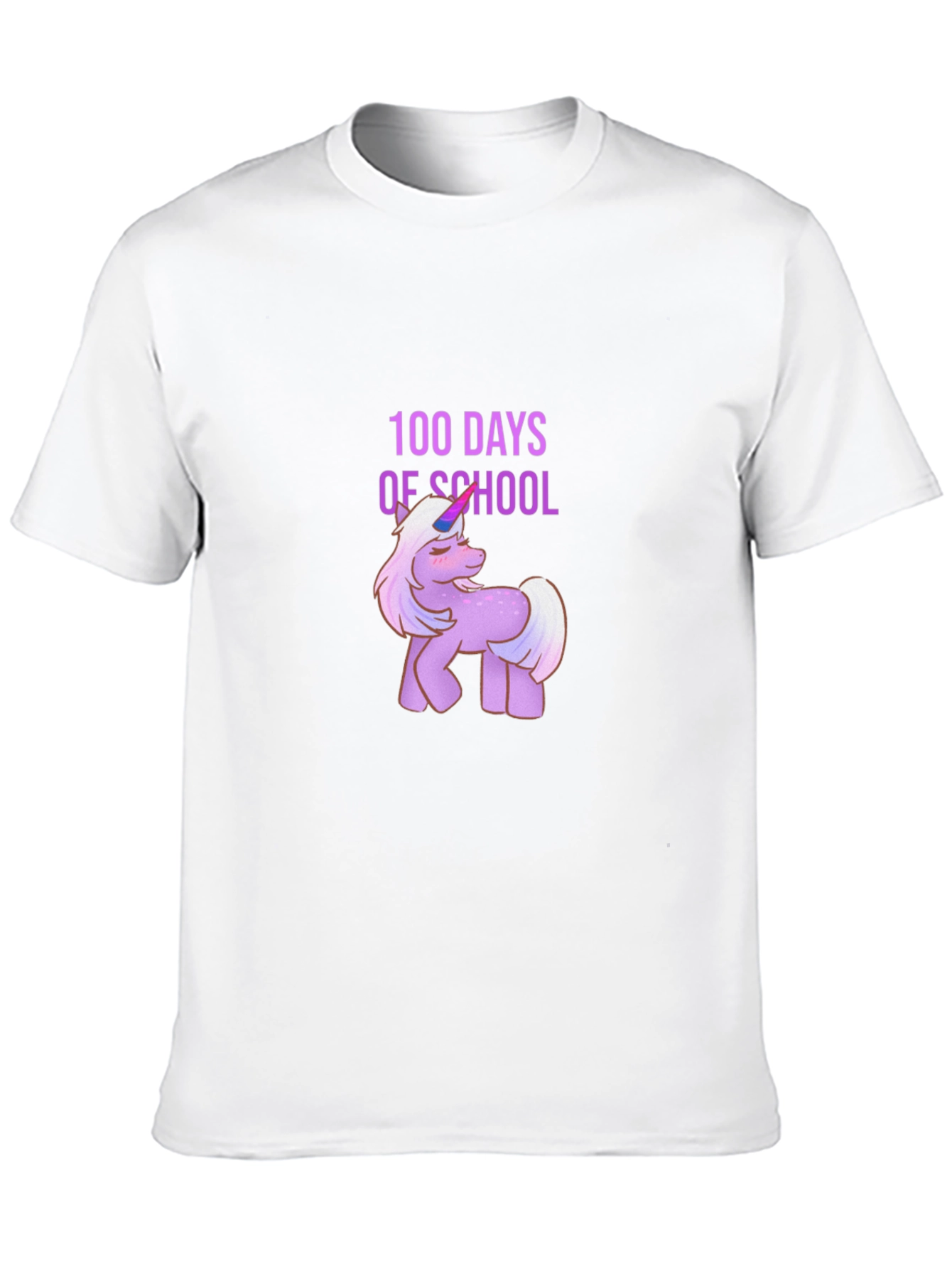 100 Days of School Unicorn T-Shirt