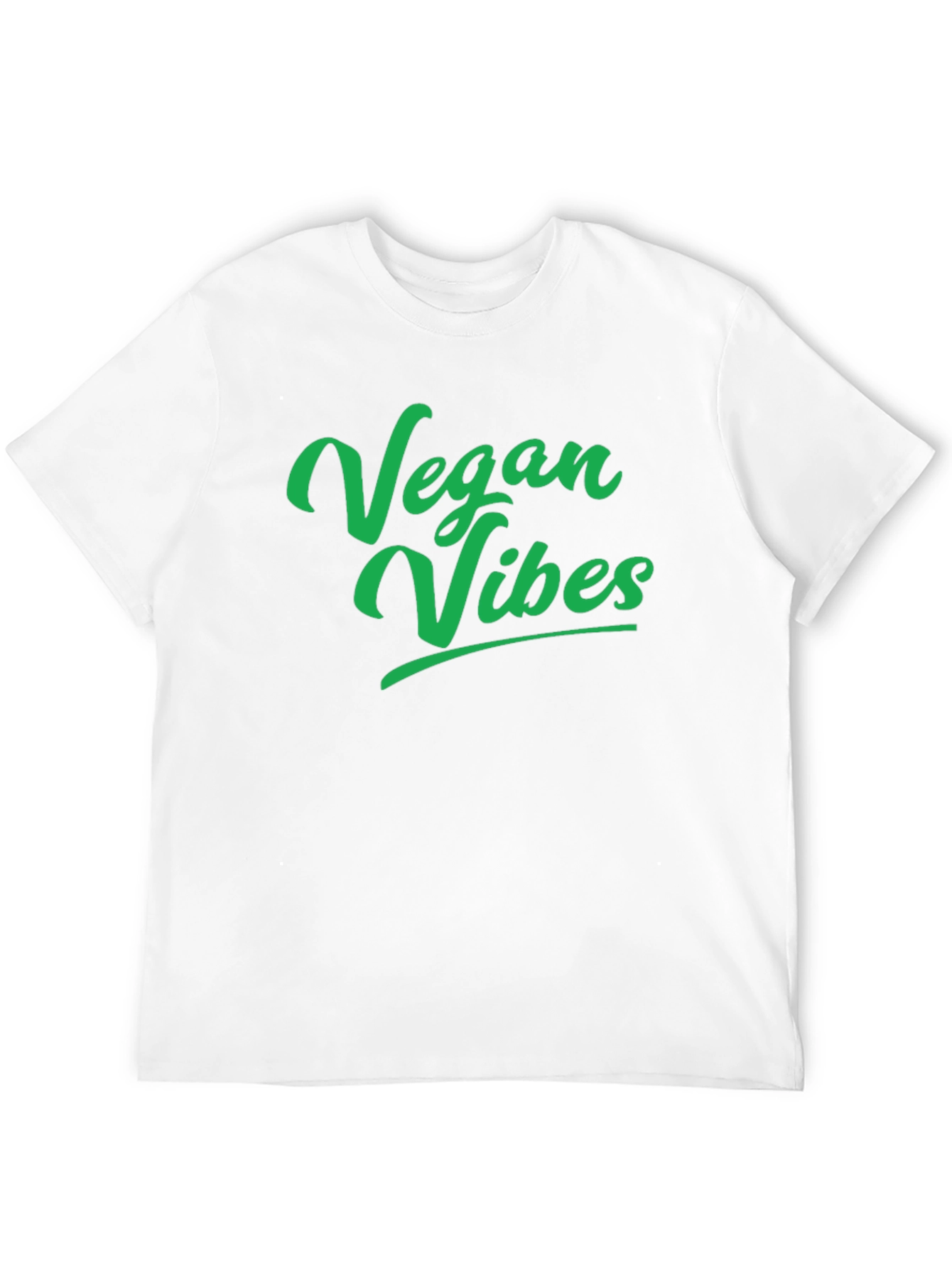 Vegan Vibes Black T-Shirt - Stylish and Comfortable