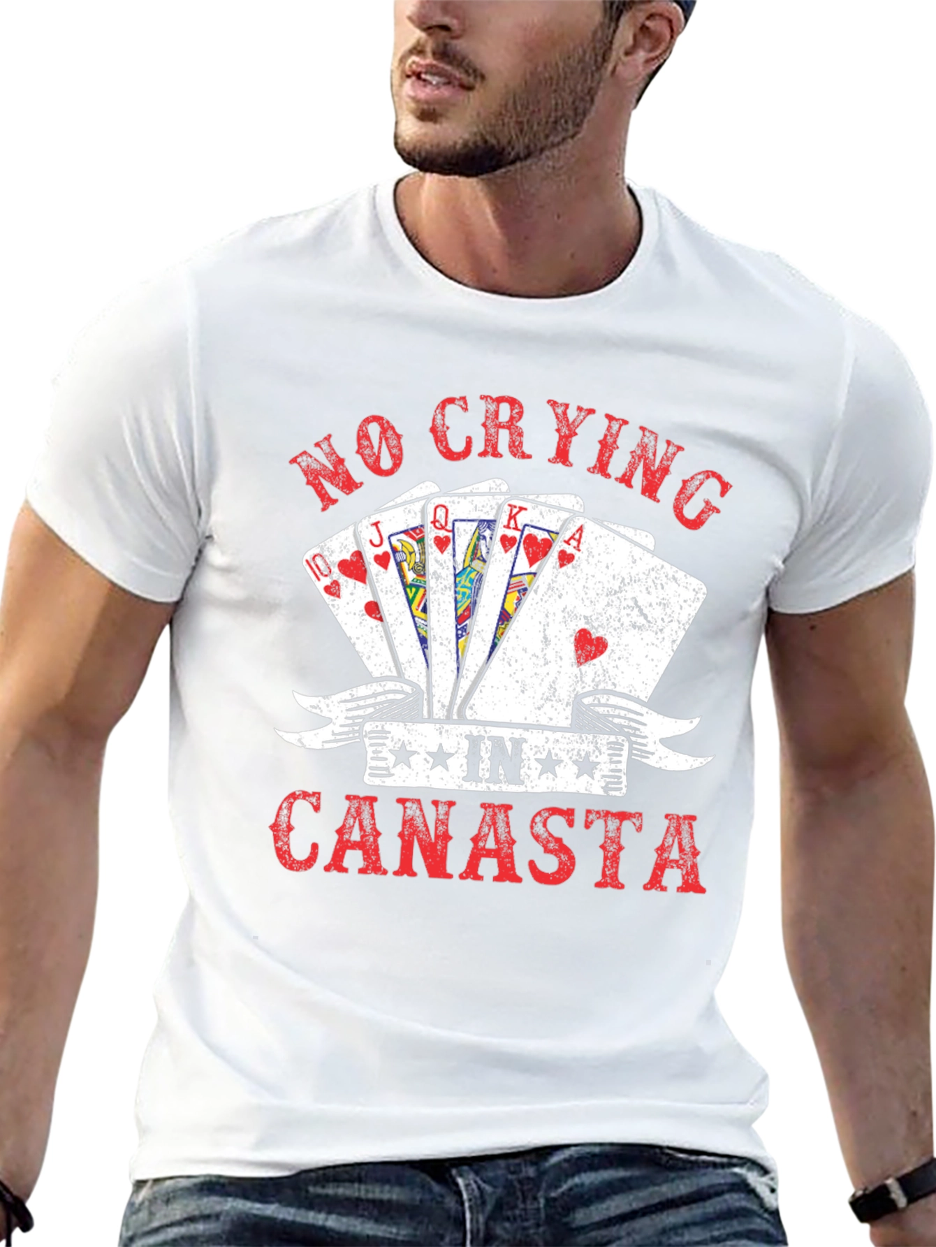 No Crying in Canasta T-Shirt Card Game Graphic Tee