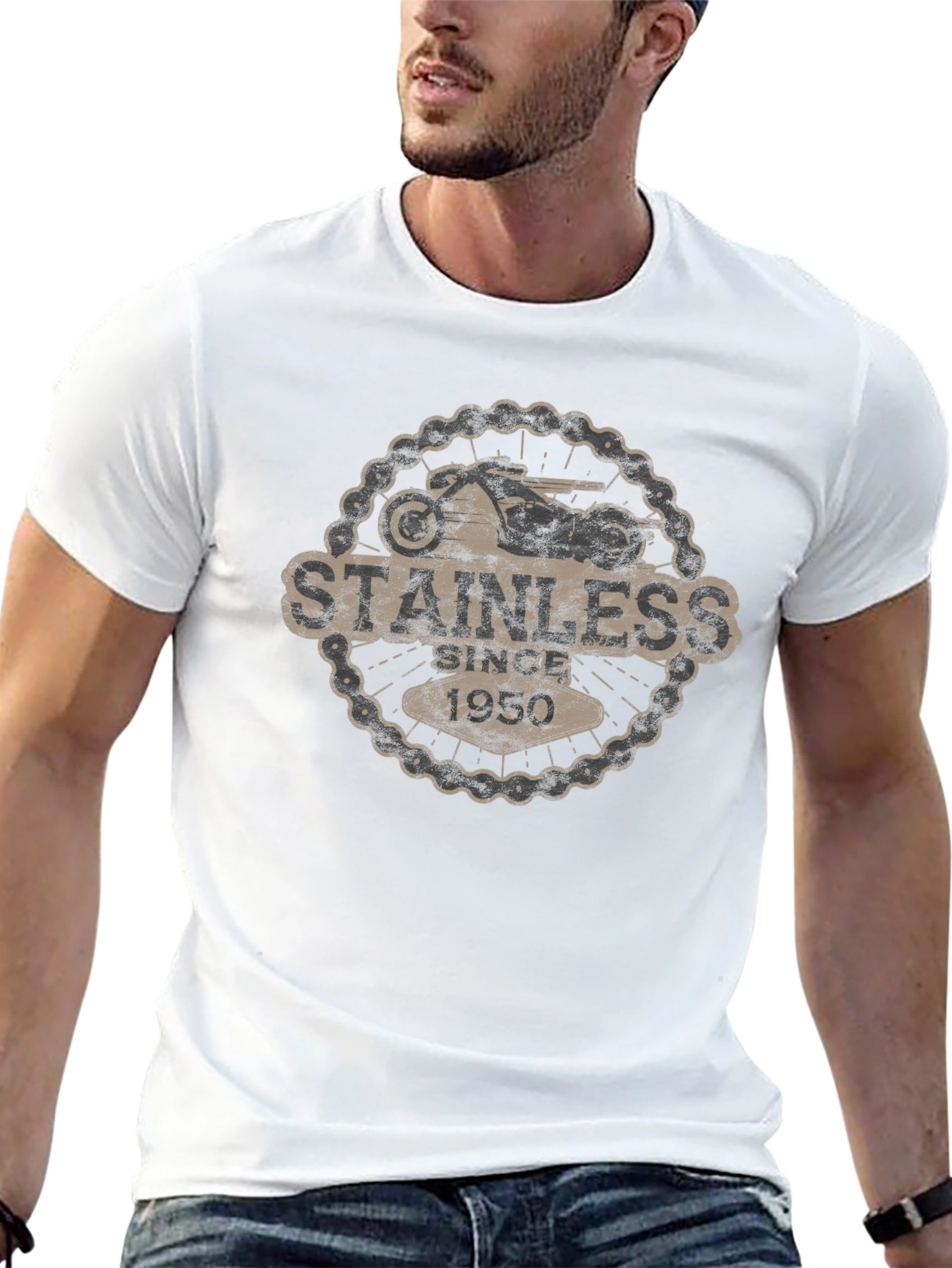Stainless Since 1950 Motorcycle T-Shirt