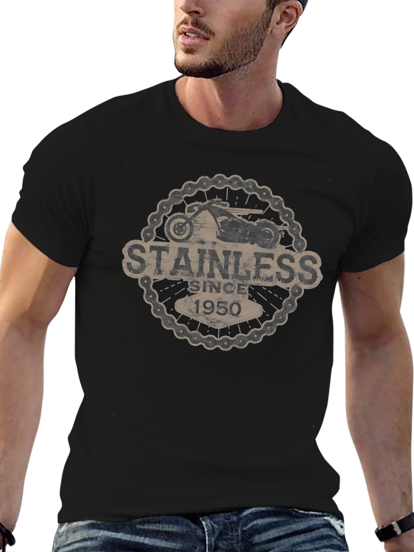 Stainless Since 1950 Motorcycle T-Shirt