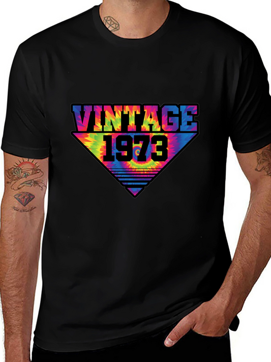 Vintage 1973 Tie Dye Graphic Tee