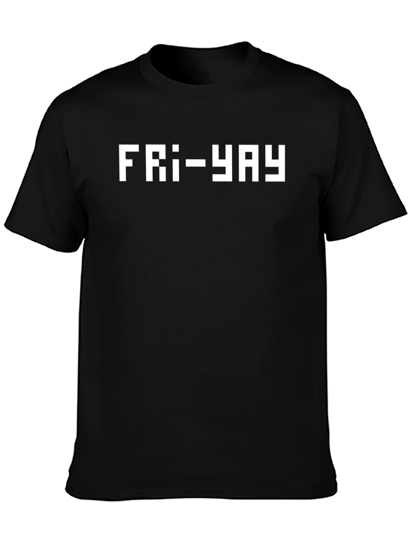 Fri-Yay T-Shirt - Pixelated Fun Friday Tee