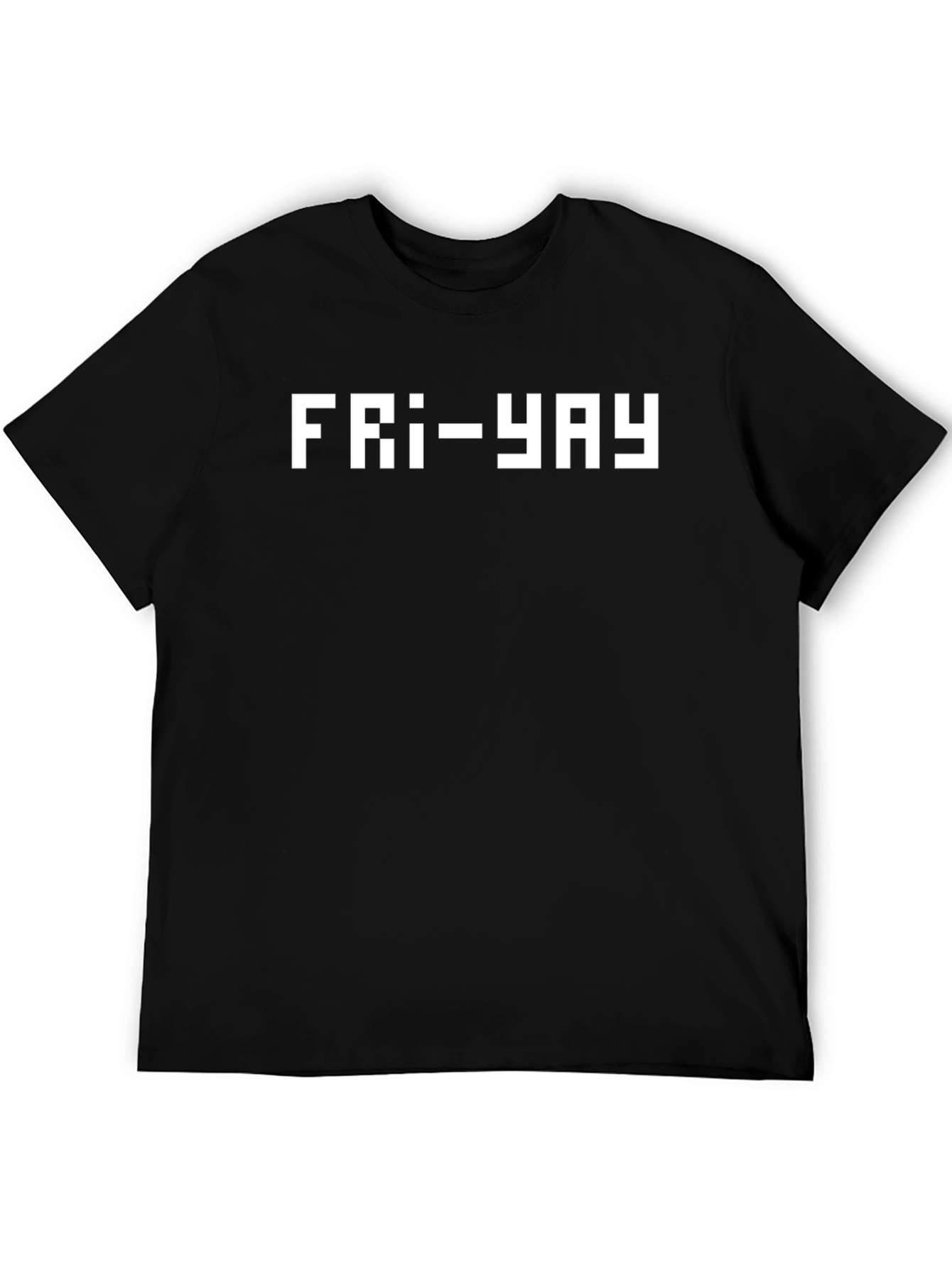 Fri-Yay T-Shirt - Pixelated Fun Friday Tee