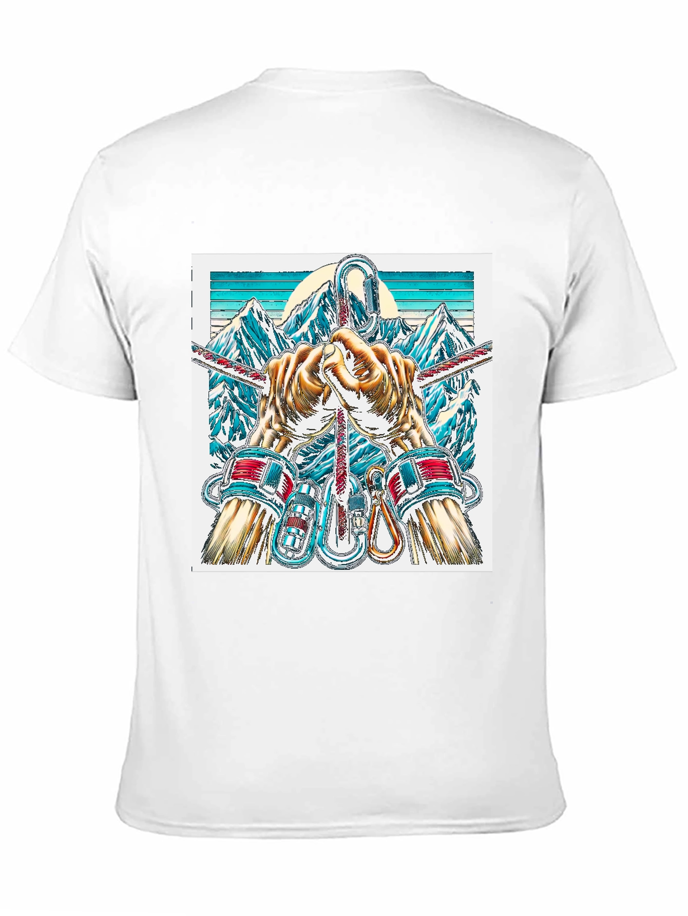 Climbing Adventure Graphic Tee - Rock Climber T-Shirt