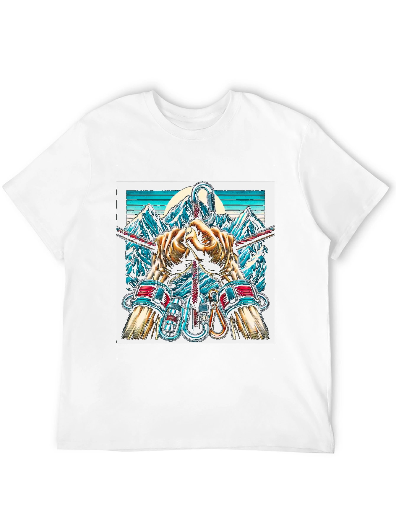 Climbing Adventure Graphic Tee - Rock Climber T-Shirt