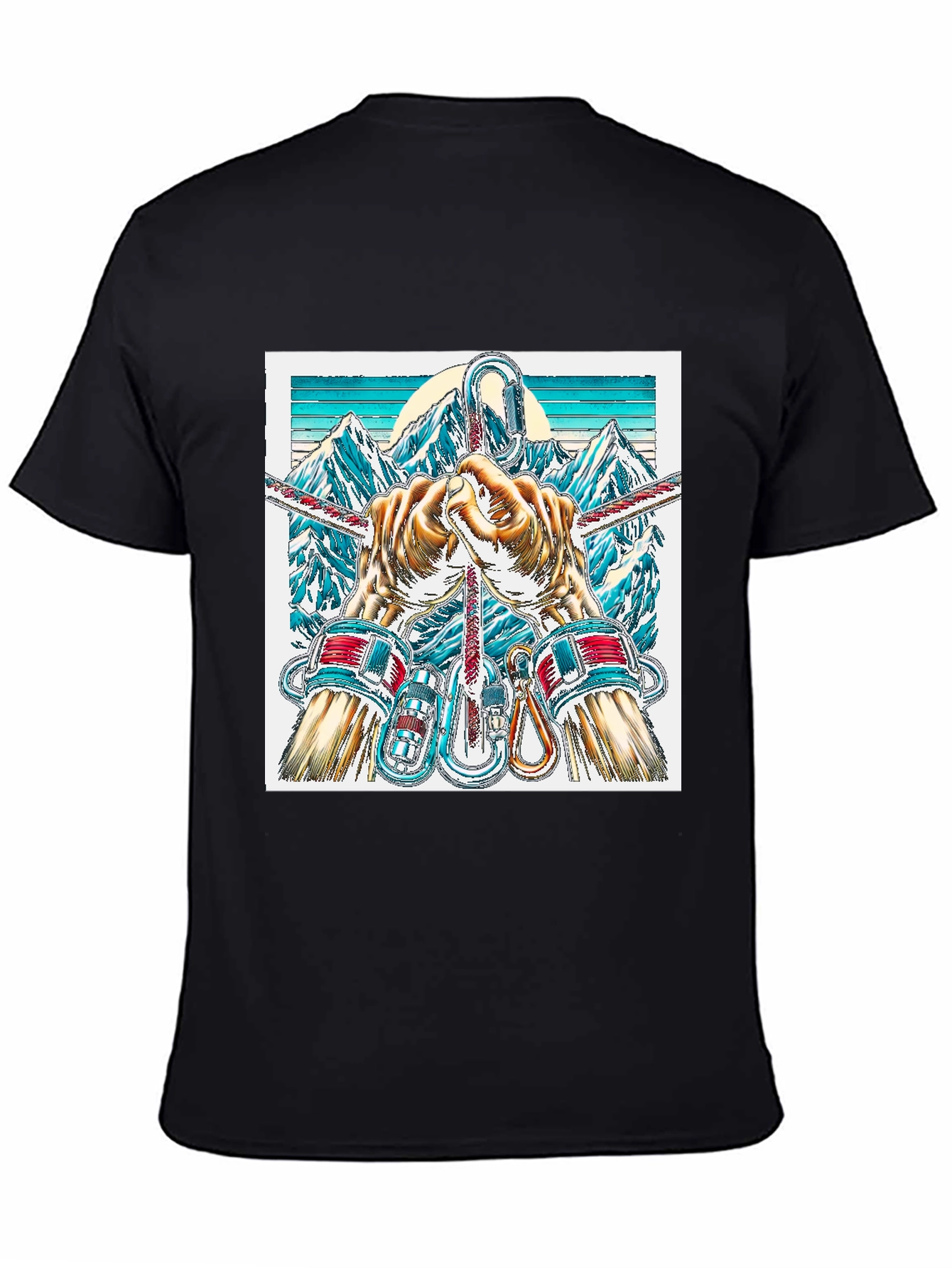 Climbing Adventure Graphic Tee - Rock Climber T-Shirt