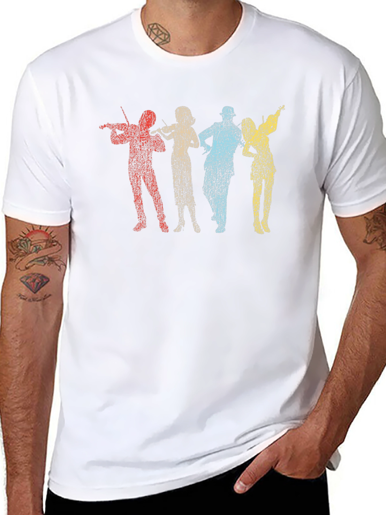 Retro Musical Group T-Shirt
