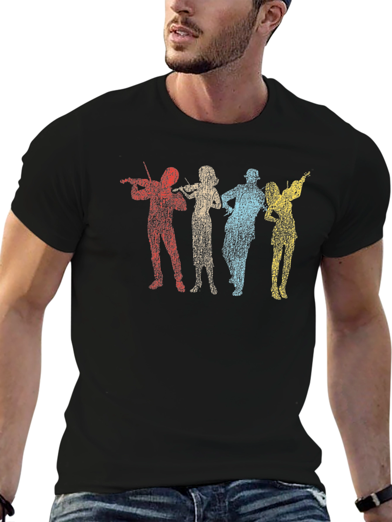 Retro Musical Group T-Shirt