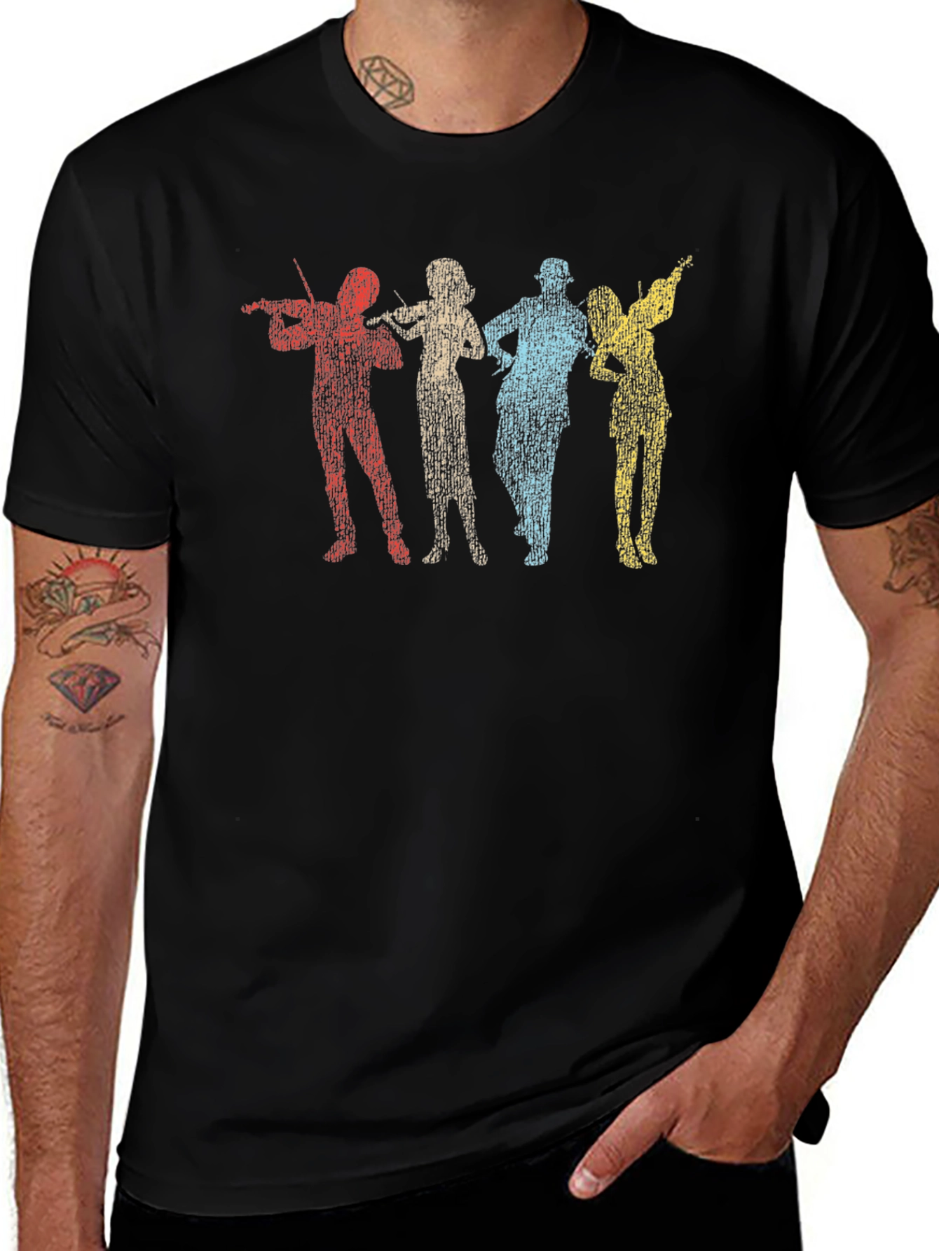 Retro Musical Group T-Shirt