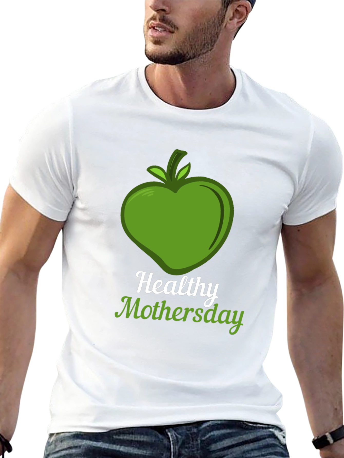 Healthy Mothersday Green Apple T-Shirt