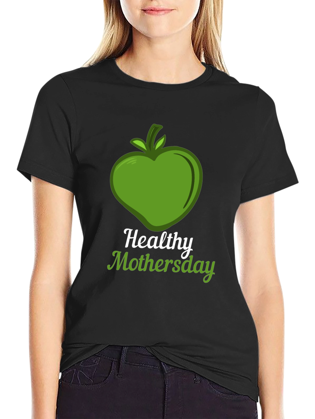 Healthy Mothersday Green Apple T-Shirt