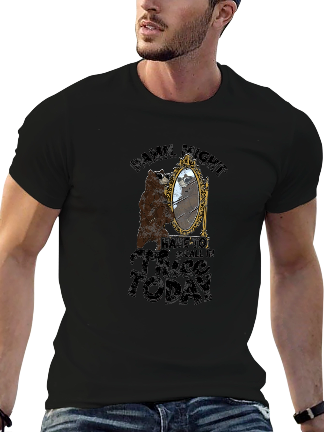 Damn Might Have to Call In Thicc Today T-Shirt