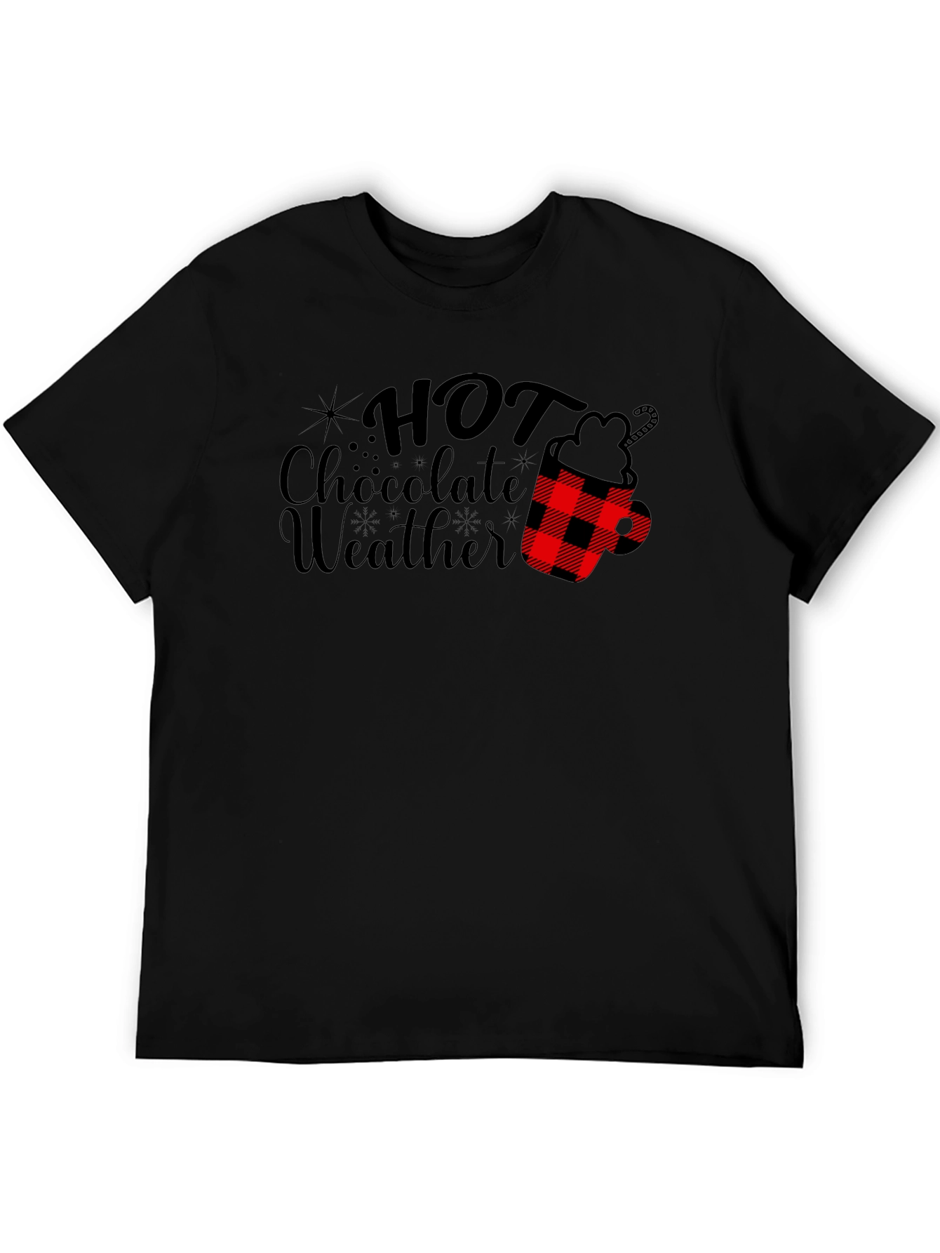 Hot Chocolate Weather Graphic Tee - Winter Apparel