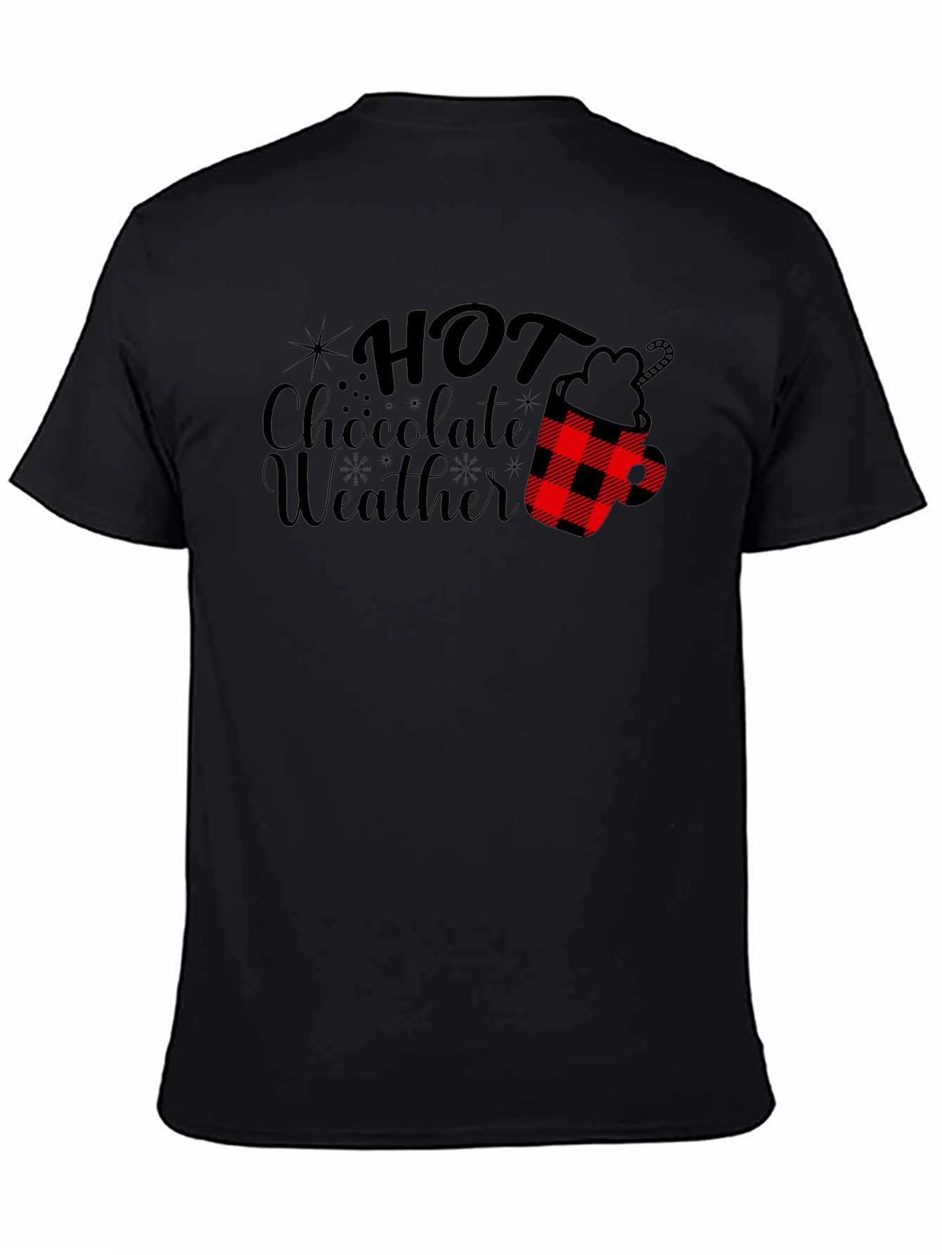 Hot Chocolate Weather Graphic Tee - Winter Apparel