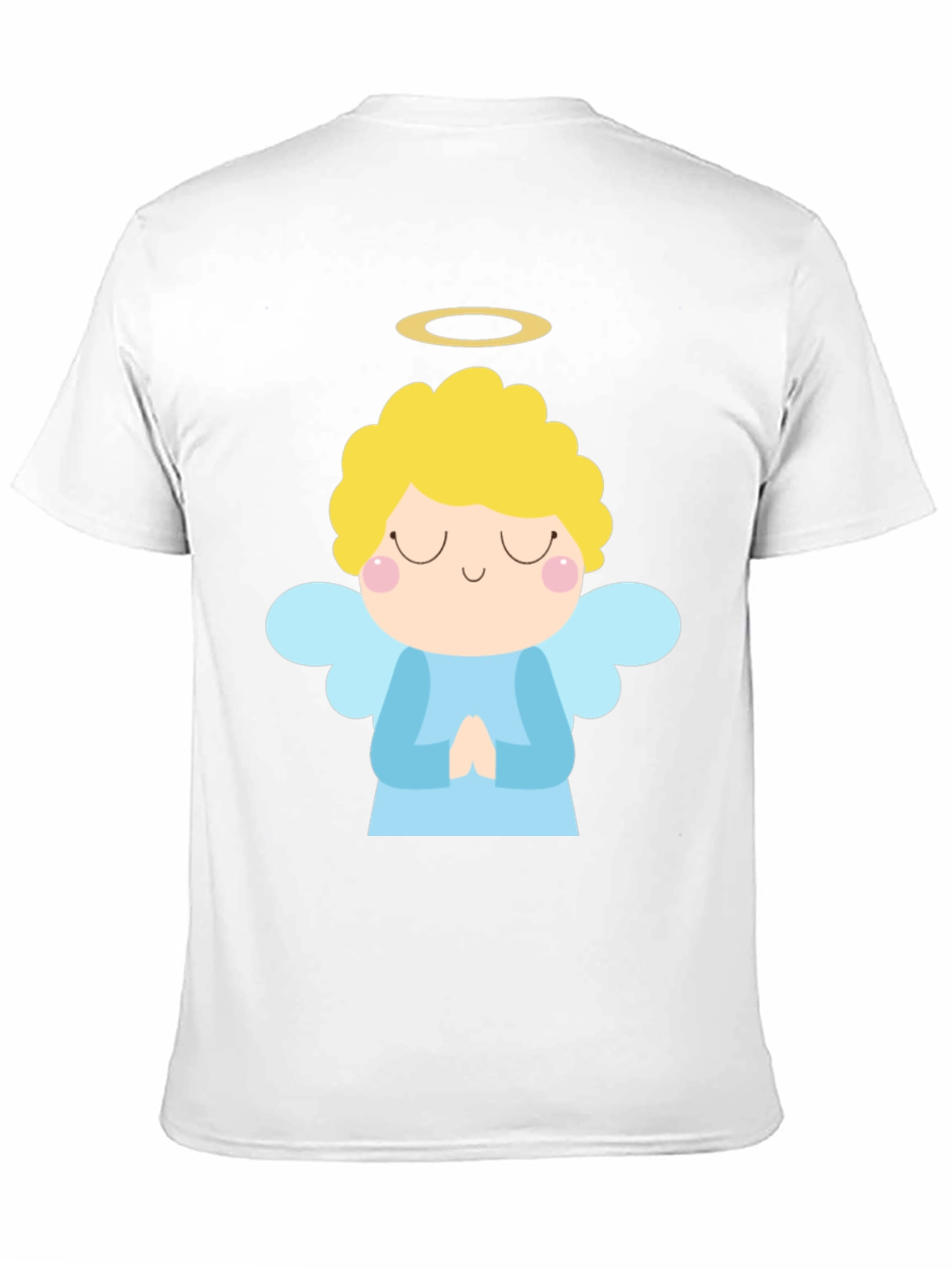 Angel Graphic Black T-Shirt Cute Style