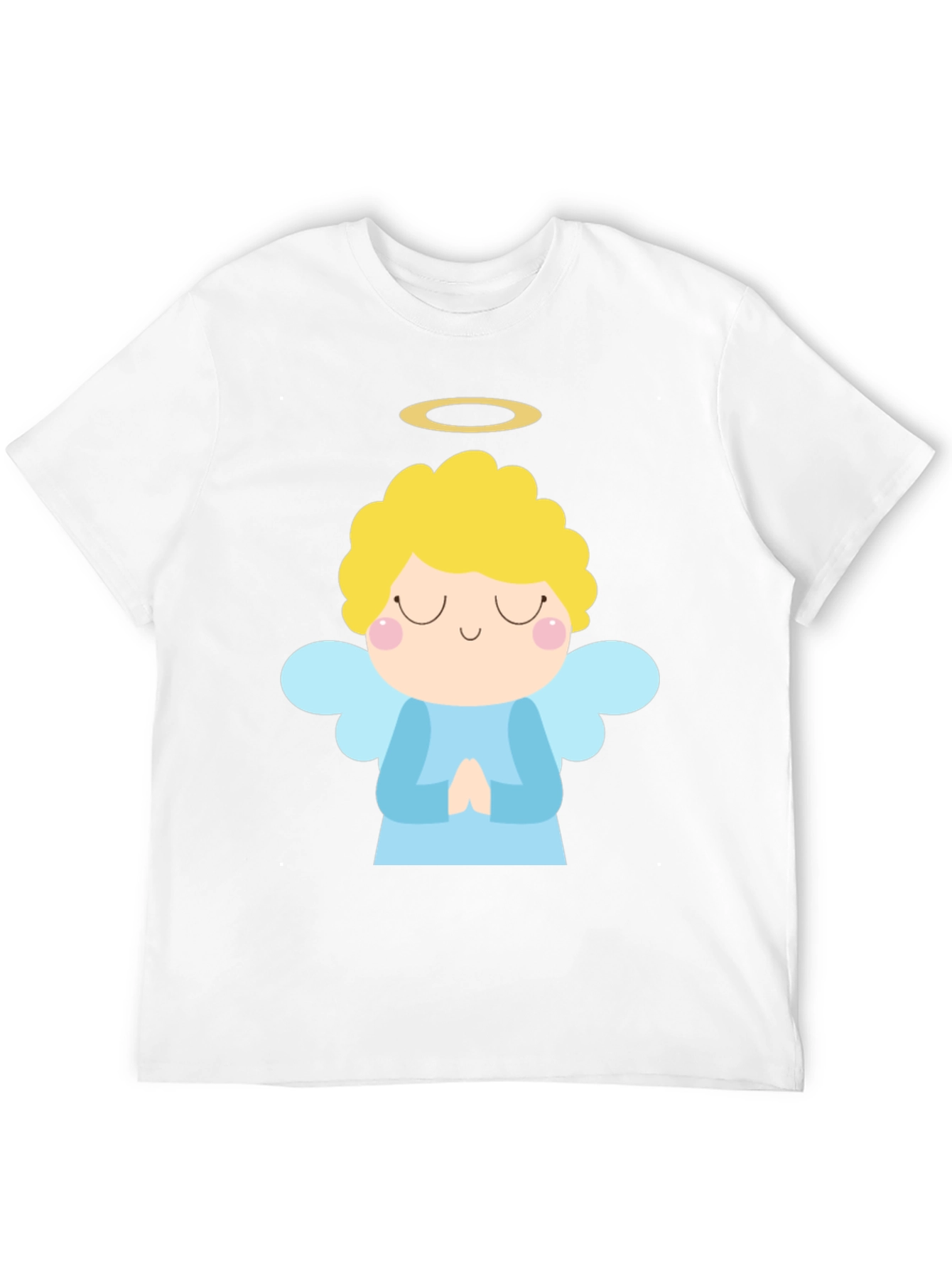 Angel Graphic Black T-Shirt Cute Style