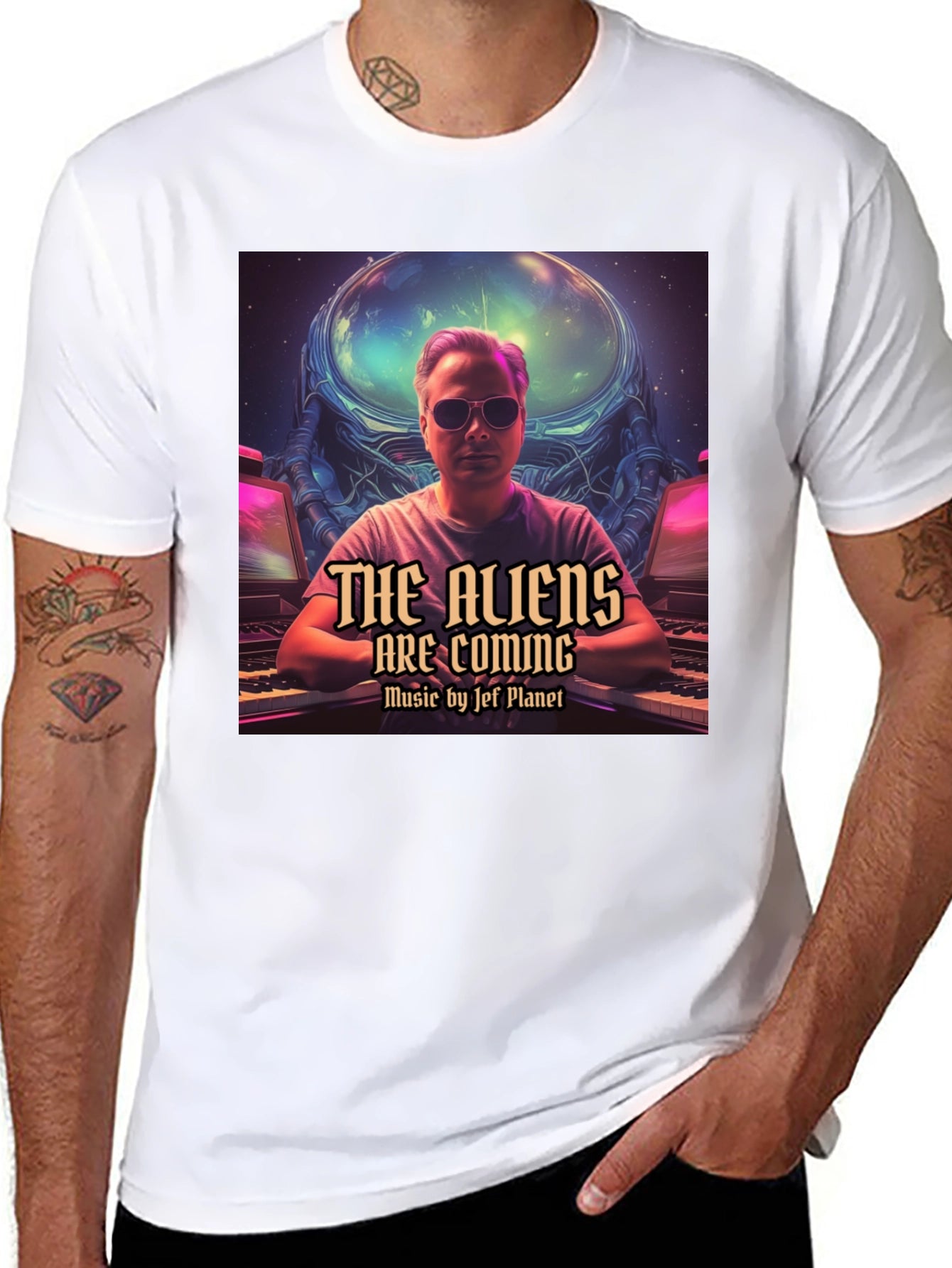The Aliens Are Coming Music T-Shirt