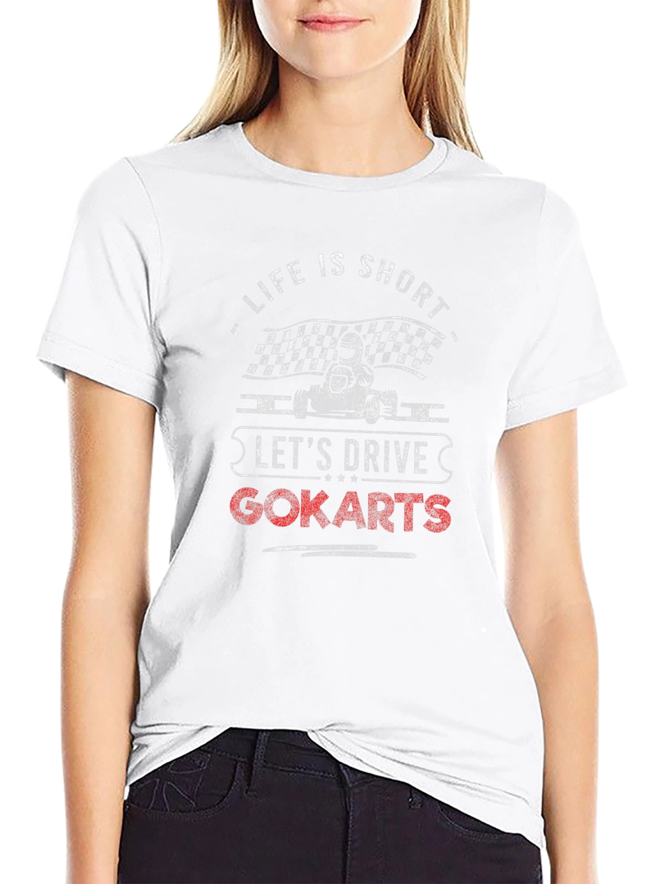 Life is Short Go-Karting T-Shirt