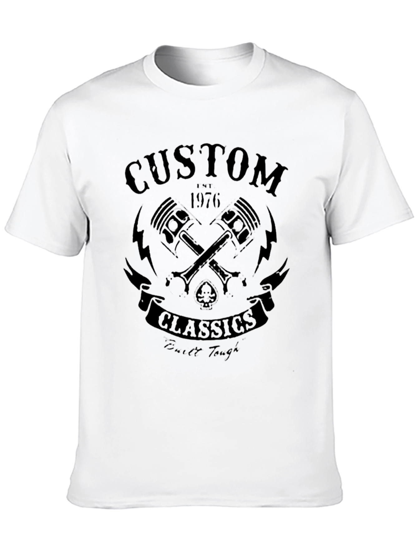 Custom Classics Black T-Shirt - Built Tough