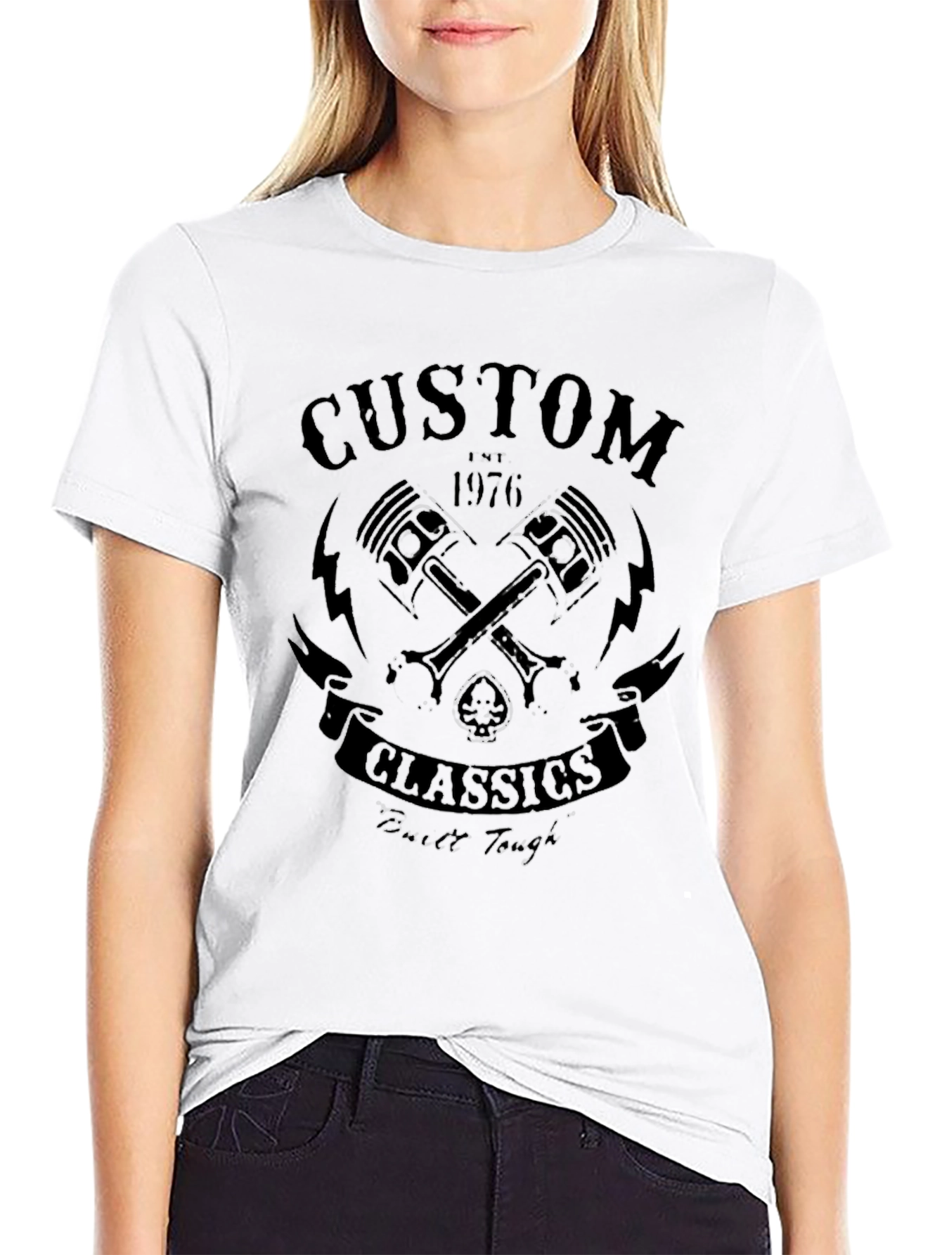 Custom Classics Black T-Shirt - Built Tough