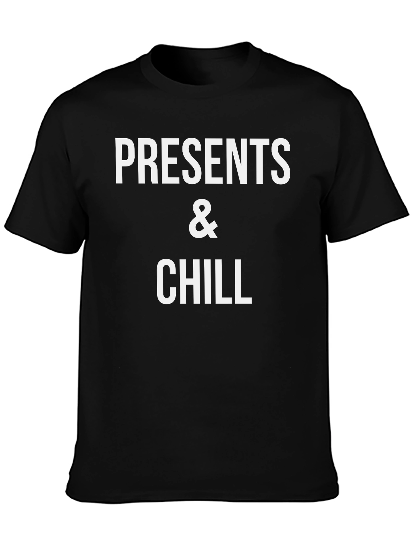 Presents & Chill Graphic Tee - Black