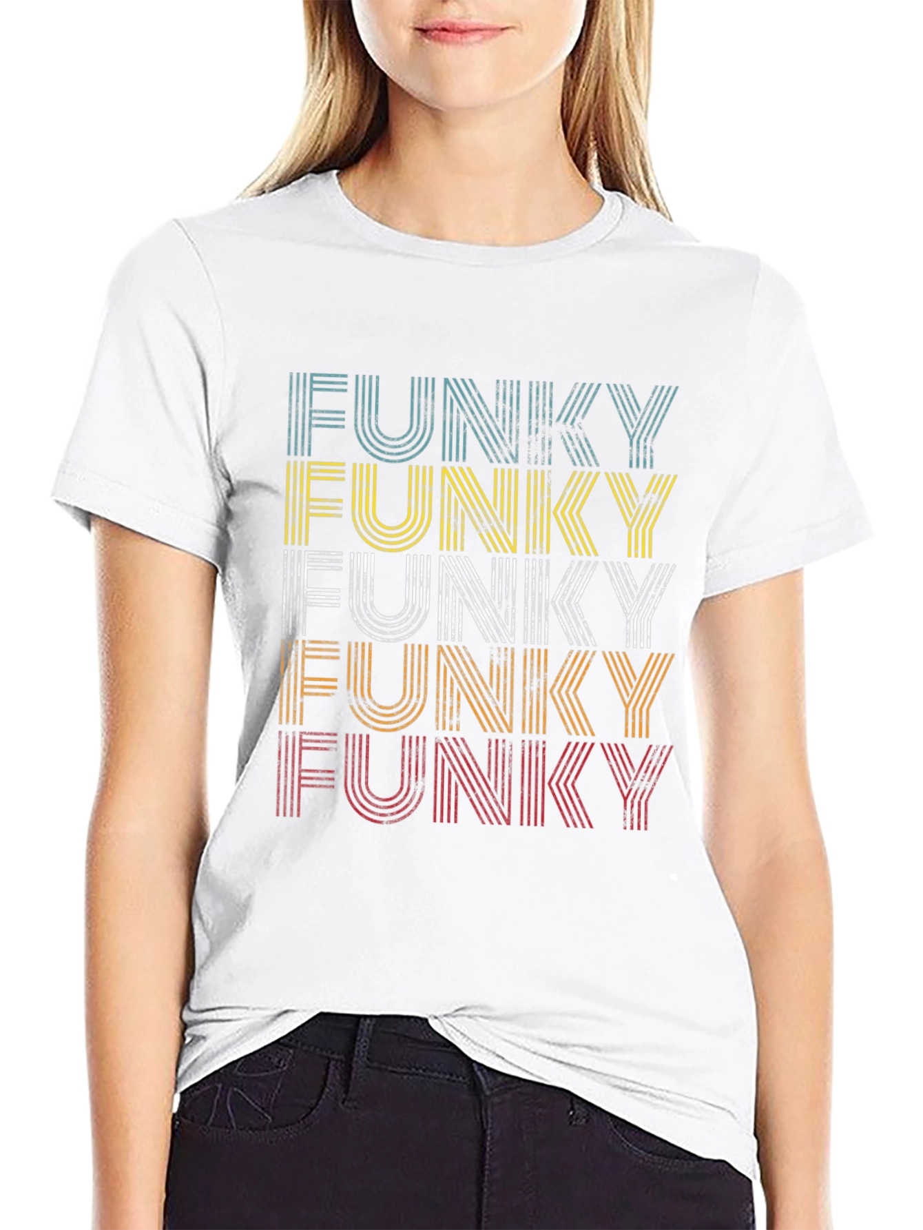 Funky Retro Style Graphic Tee