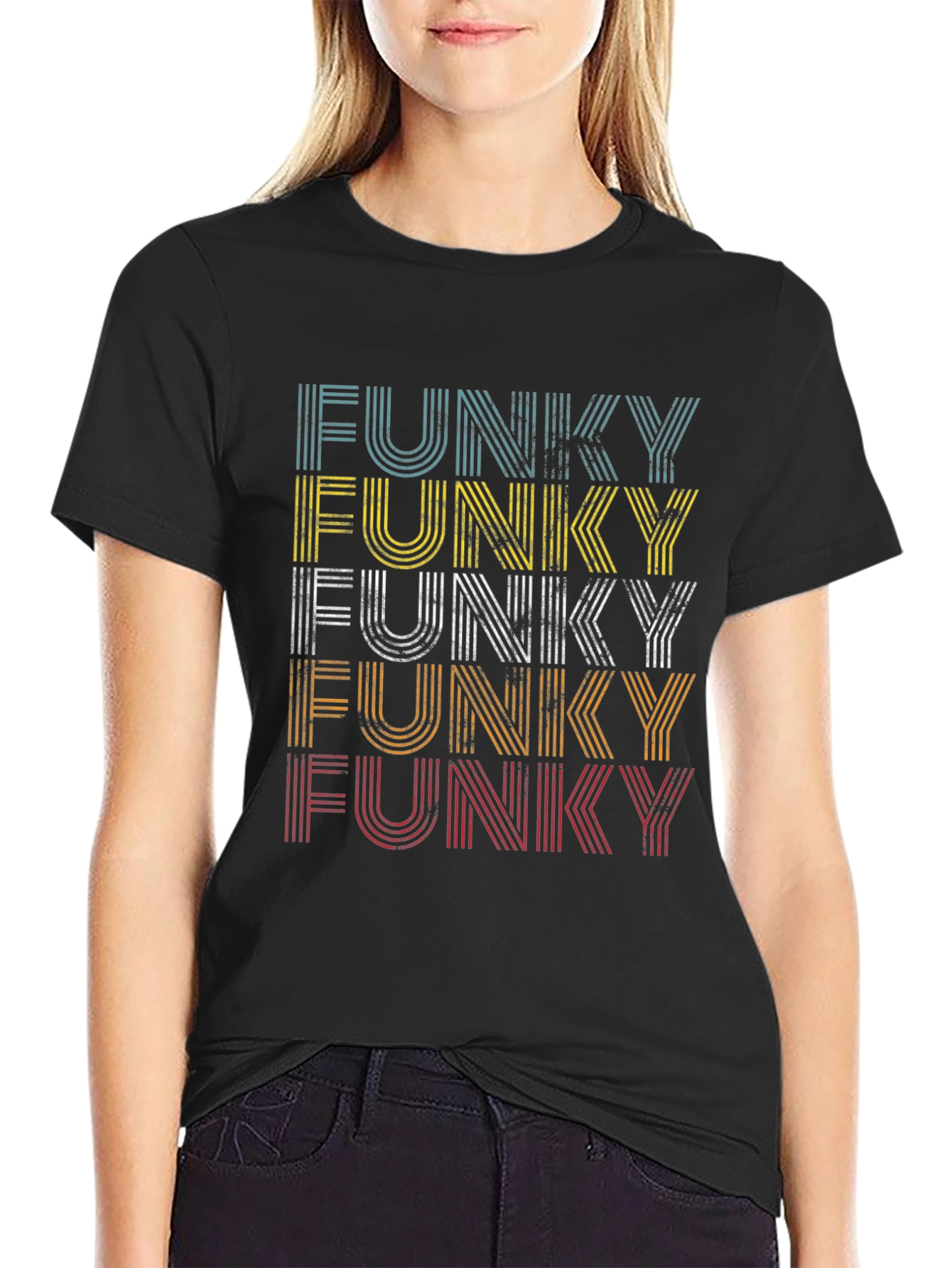 Funky Retro Style Graphic Tee
