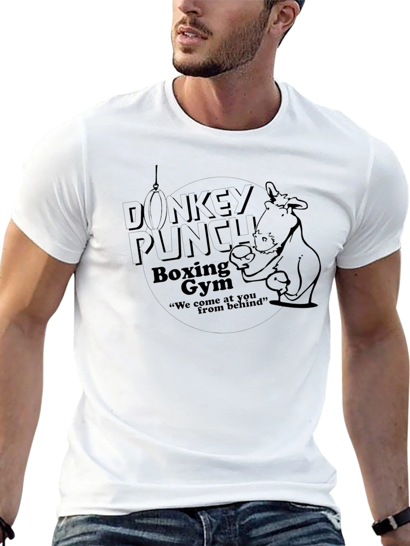 Donkey Punch Boxing Gym Graphic Tee