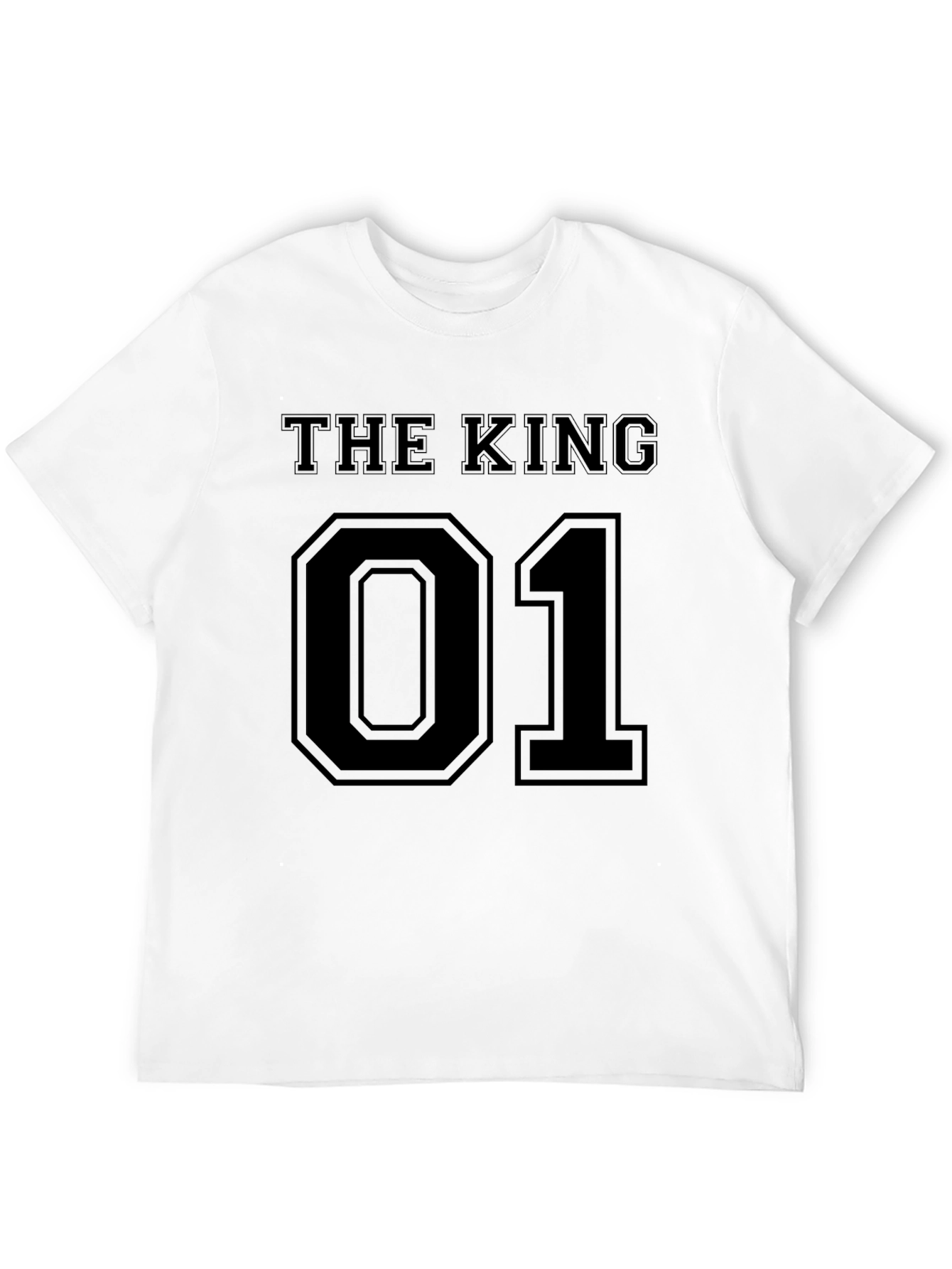 The King 01 Mens Graphic Tee - Black
