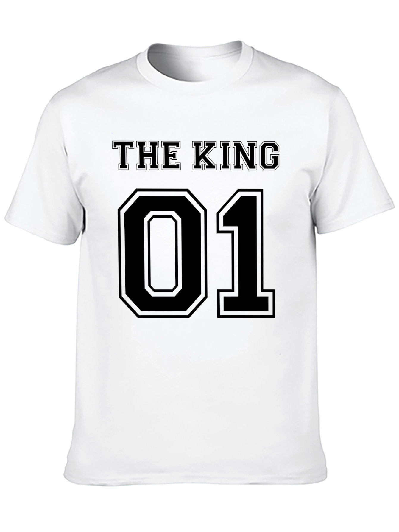The King 01 Mens Graphic Tee - Black