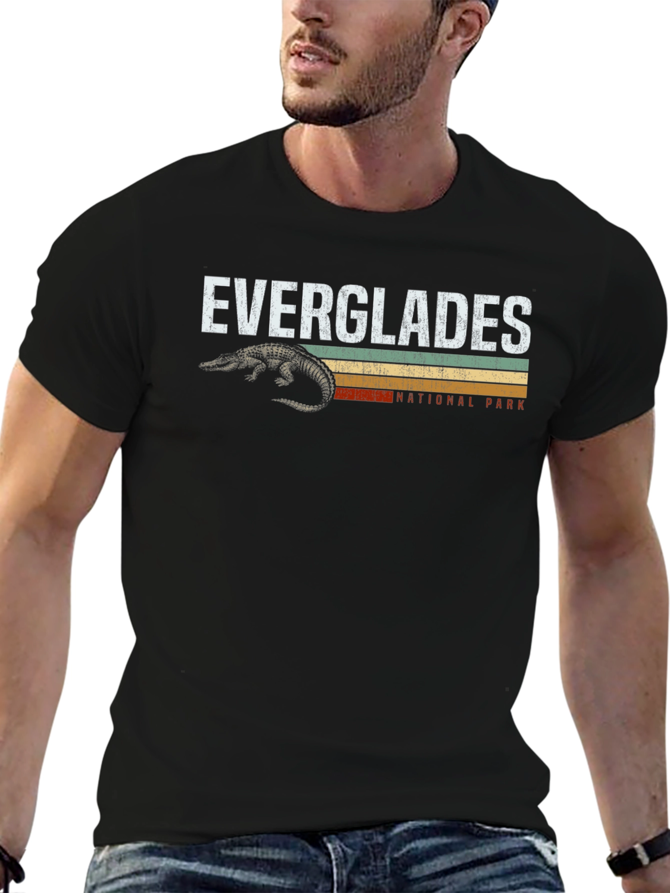 Everglades National Park T-Shirt - Retro Alligator Tee