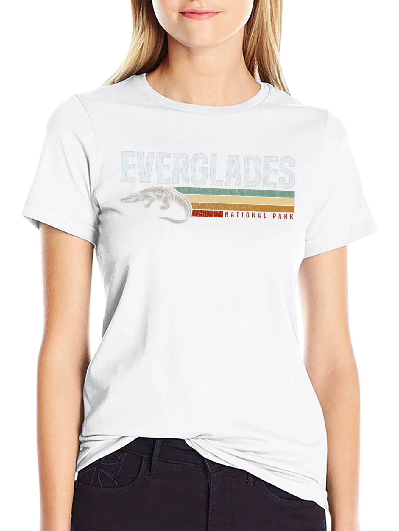 Everglades National Park T-Shirt - Retro Alligator Tee